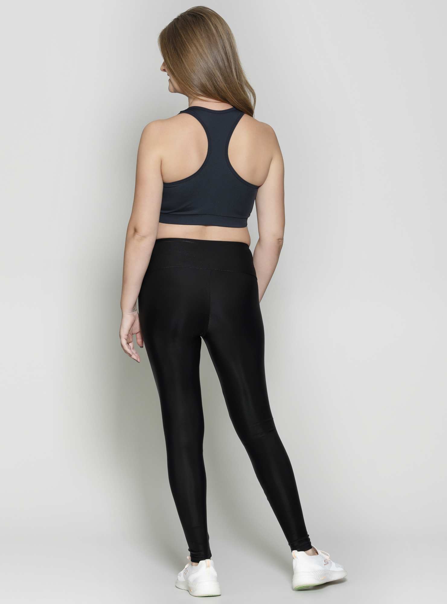 Legging Gestante Cirrê Preto