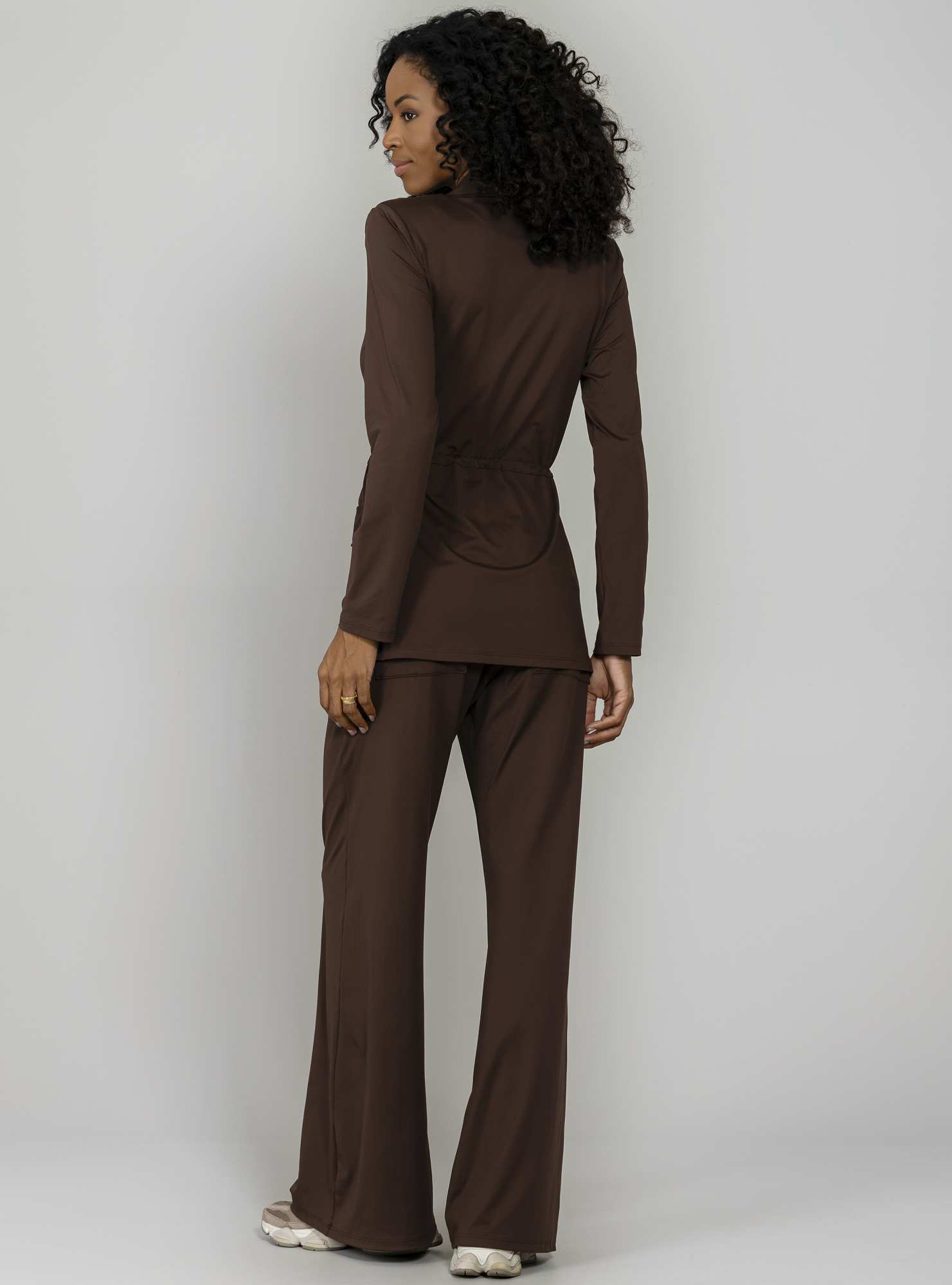 Blazer De Malha Marrom 02