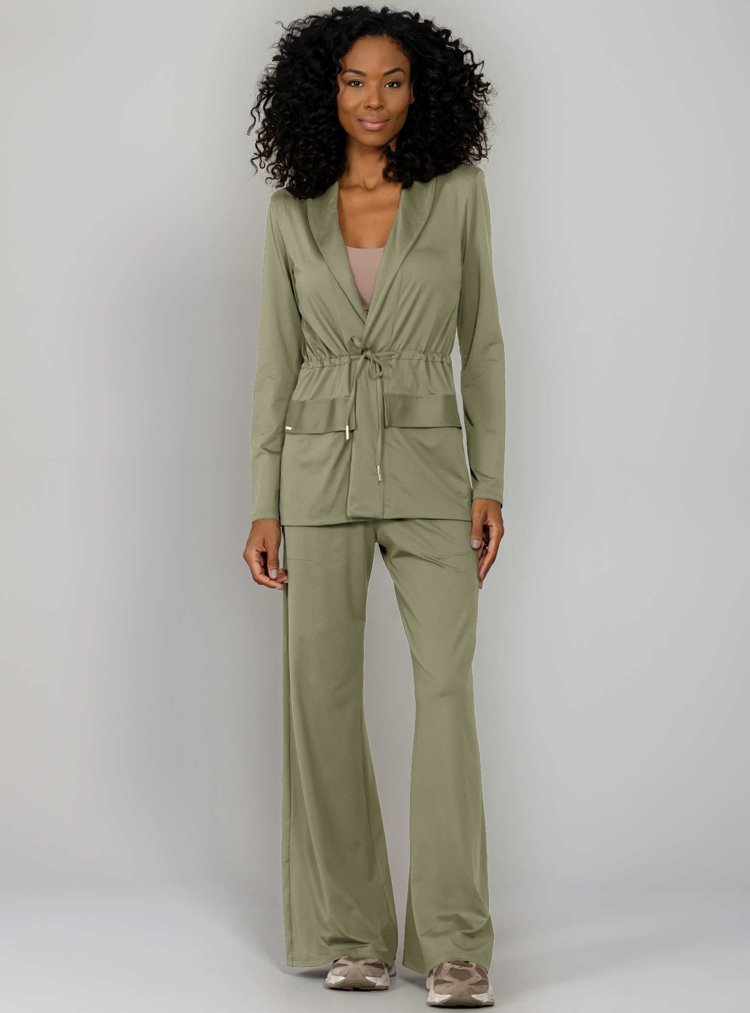 Blazer De Malha Verde 24