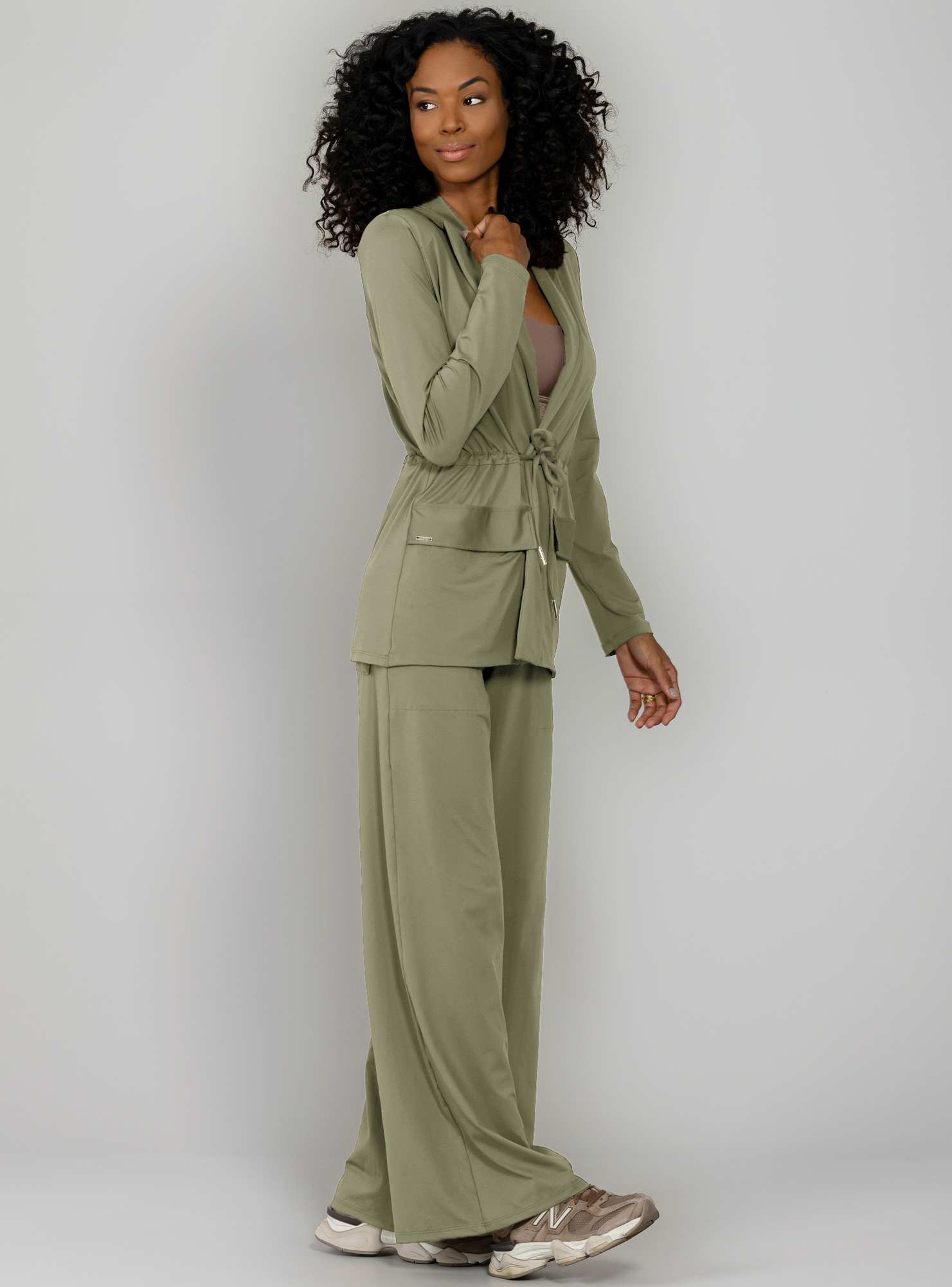 Blazer De Malha Verde 24