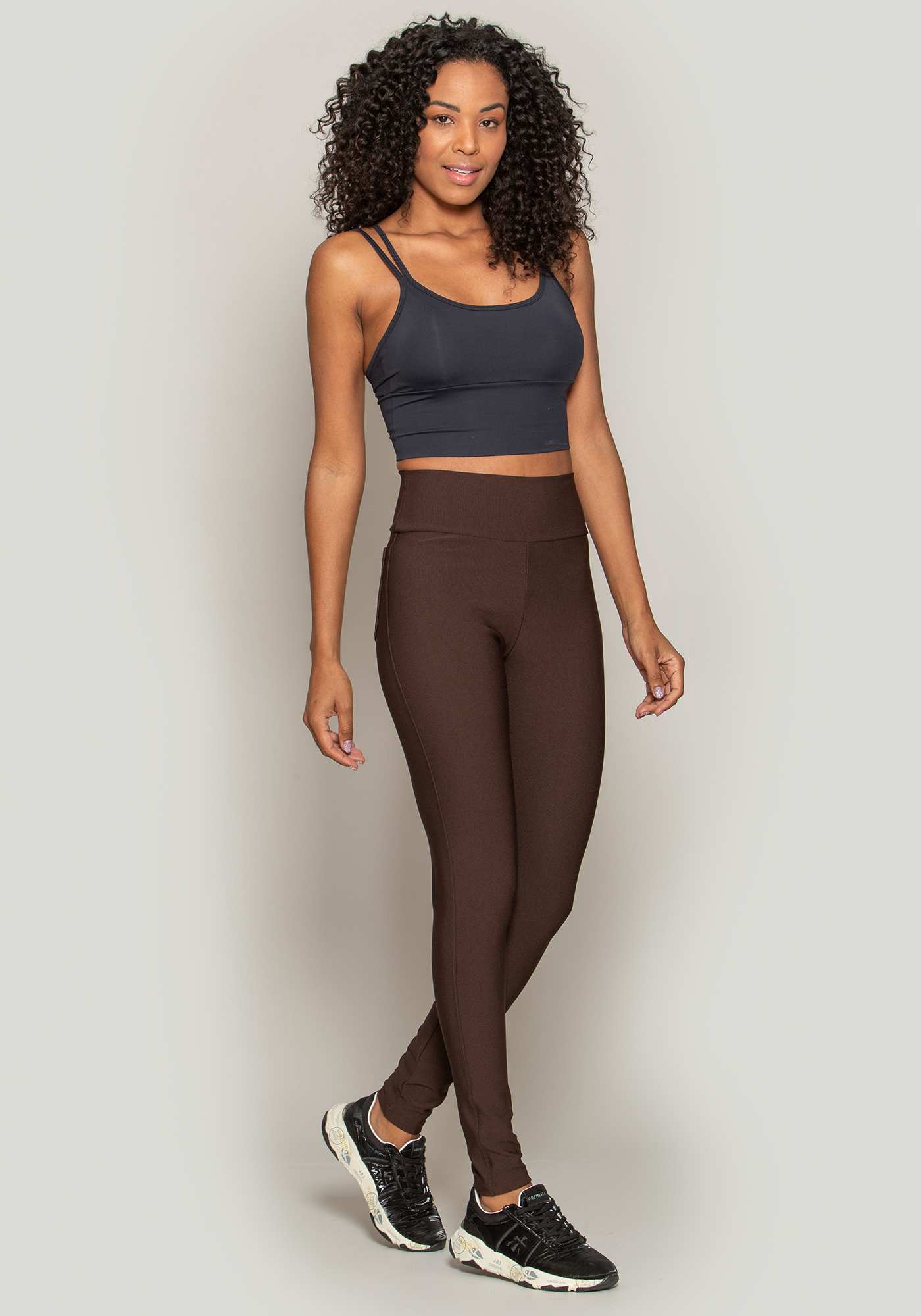 Legging Athleisure Marrom 01