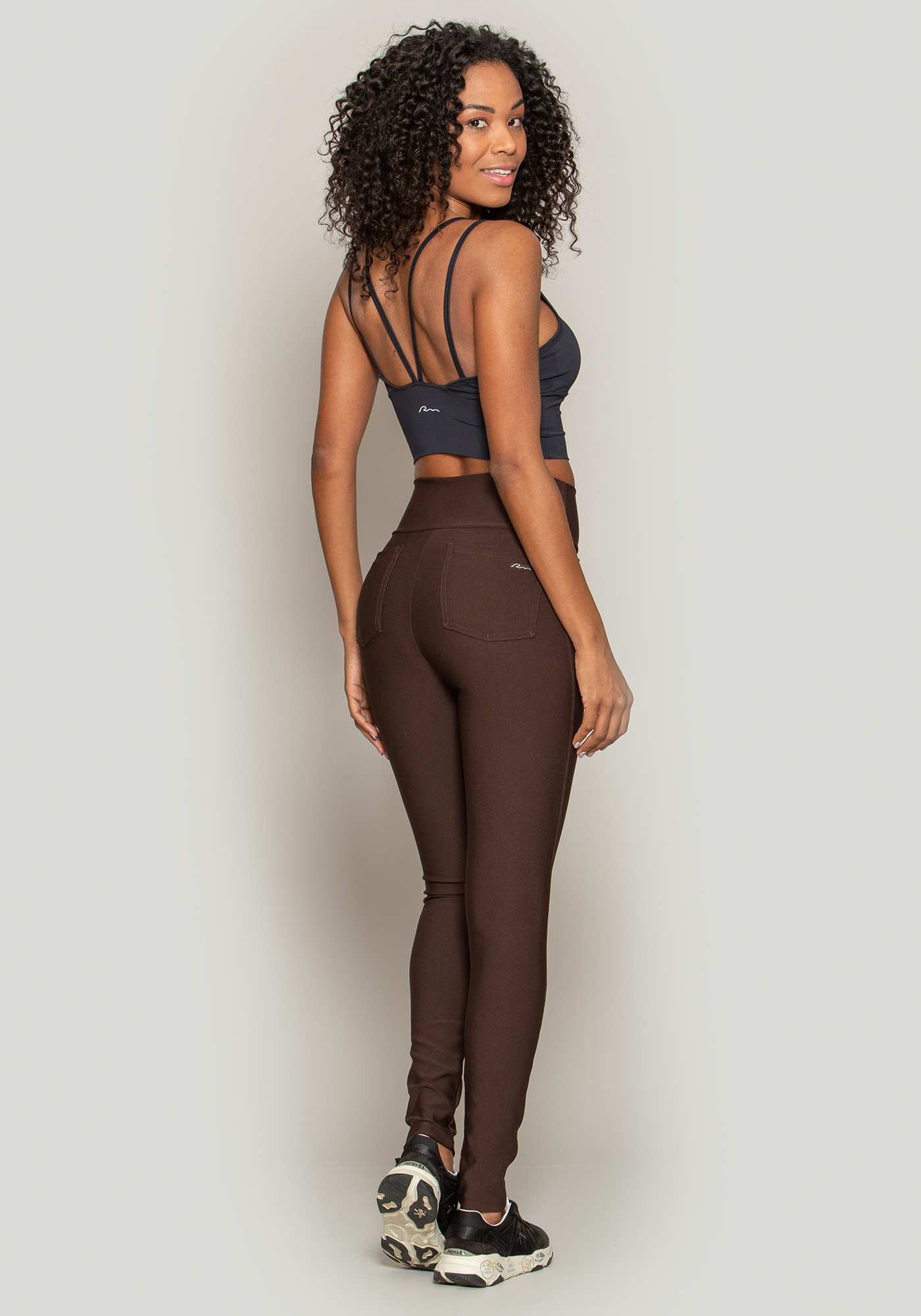 Legging Athleisure Marrom 01