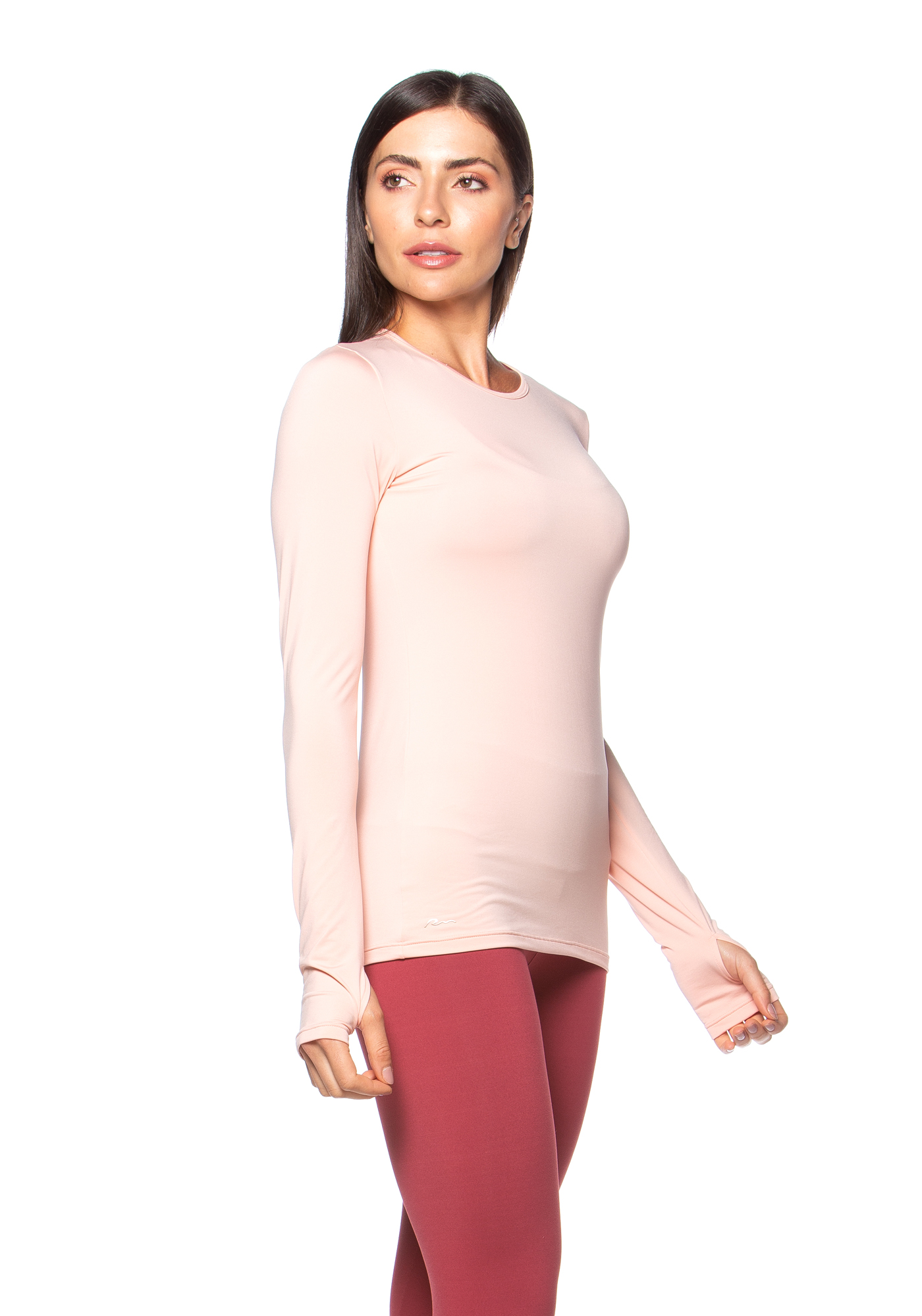Blusa Térmica Alongada Manga Longa Rosa 10