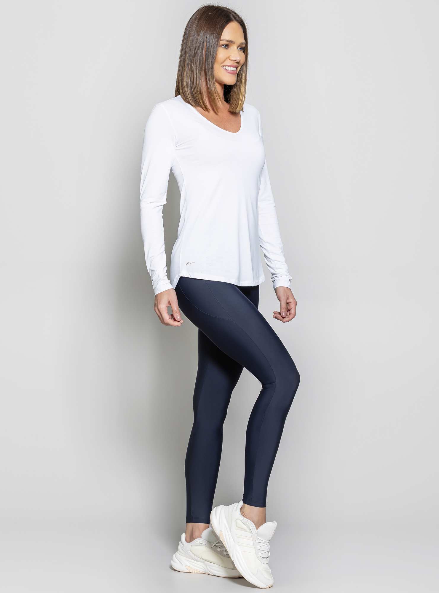 Blusa Alongada Essencial Branco