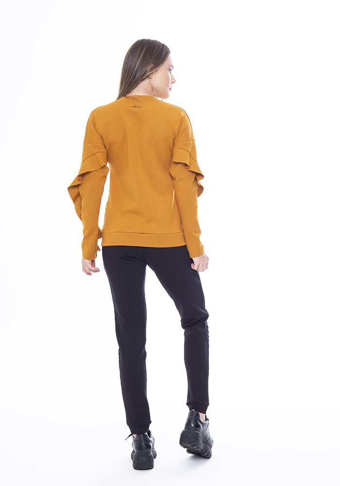 Blusão com Babados Amarelo 06