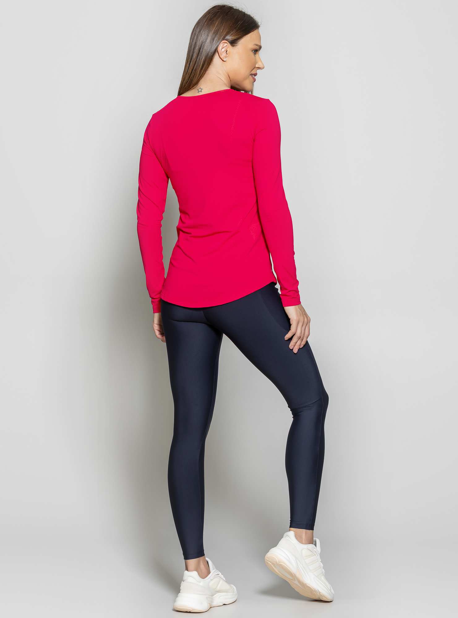 Blusa Alongada Essencial Rosa 07