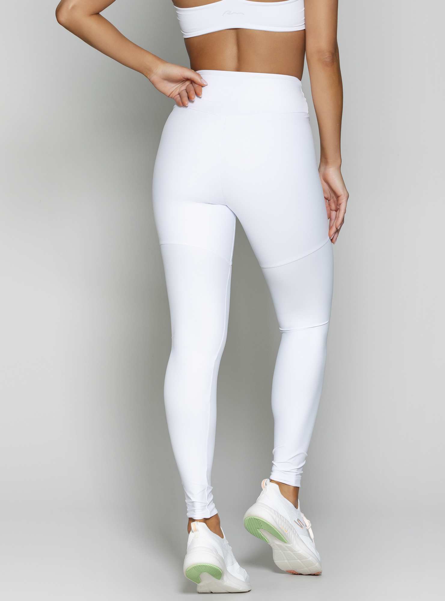 Legging Cintura Alta Blocking Branco
