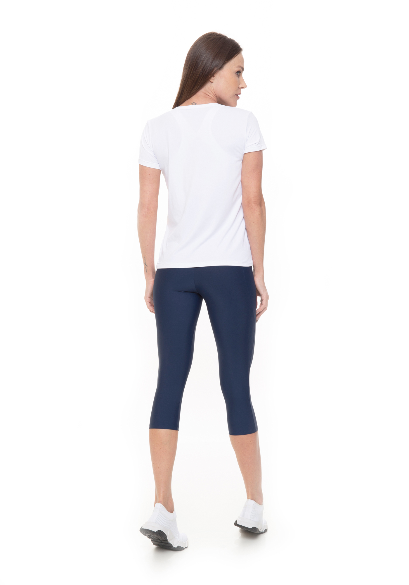 T-Shirt Mais CALMA Branco / Azul 17