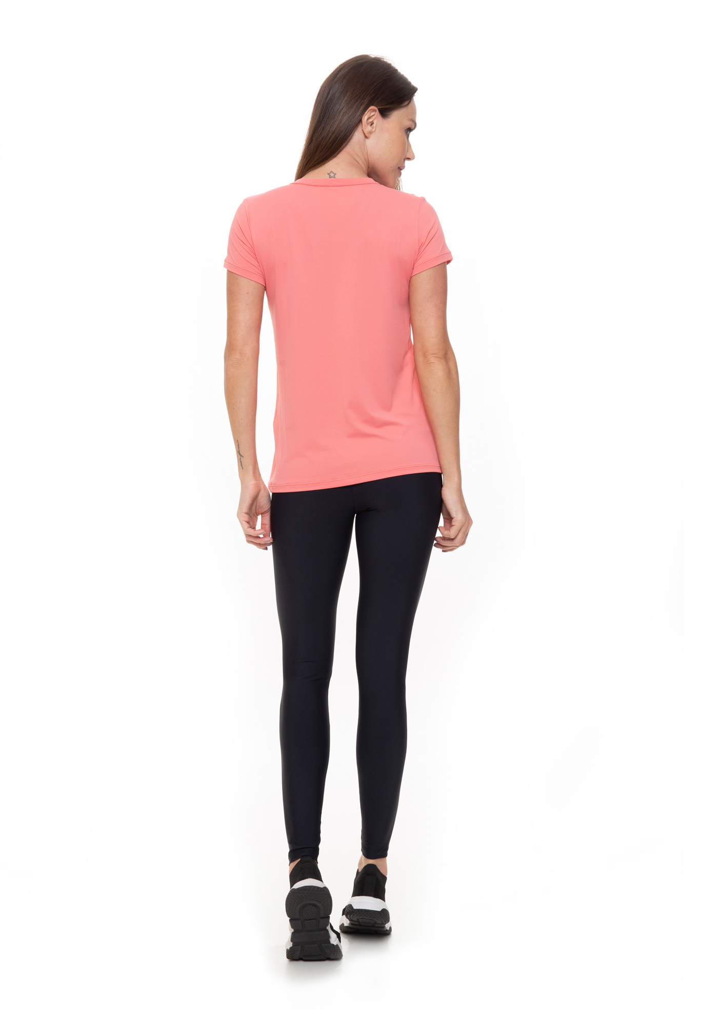 T-Shirt Eco-Friendly Rosa 06 / Branco