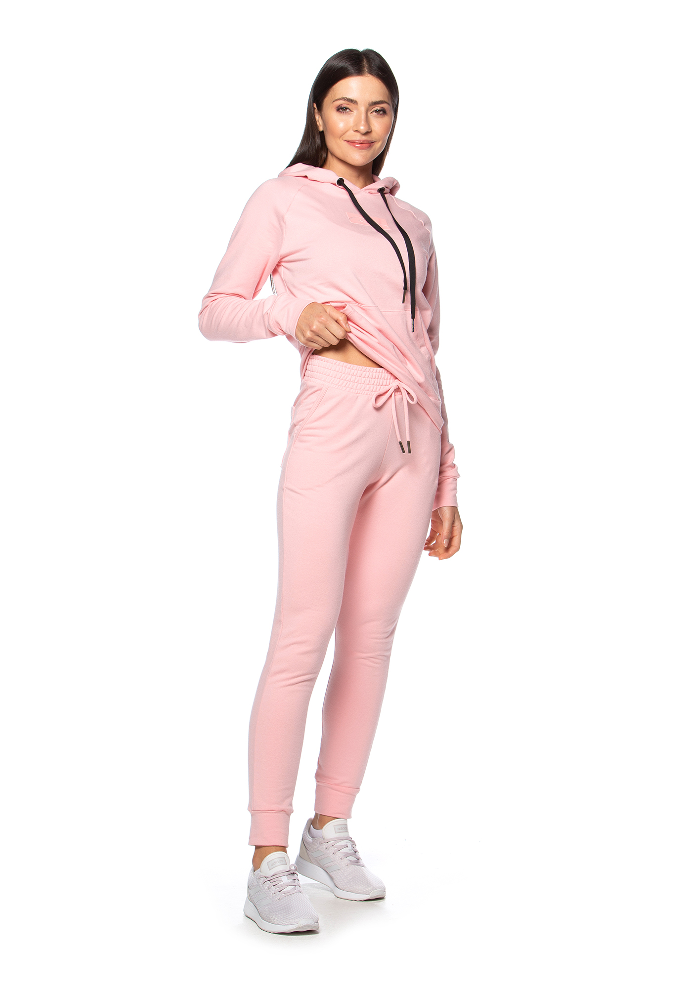 Calça Jogger de Moletinho Rosa 26