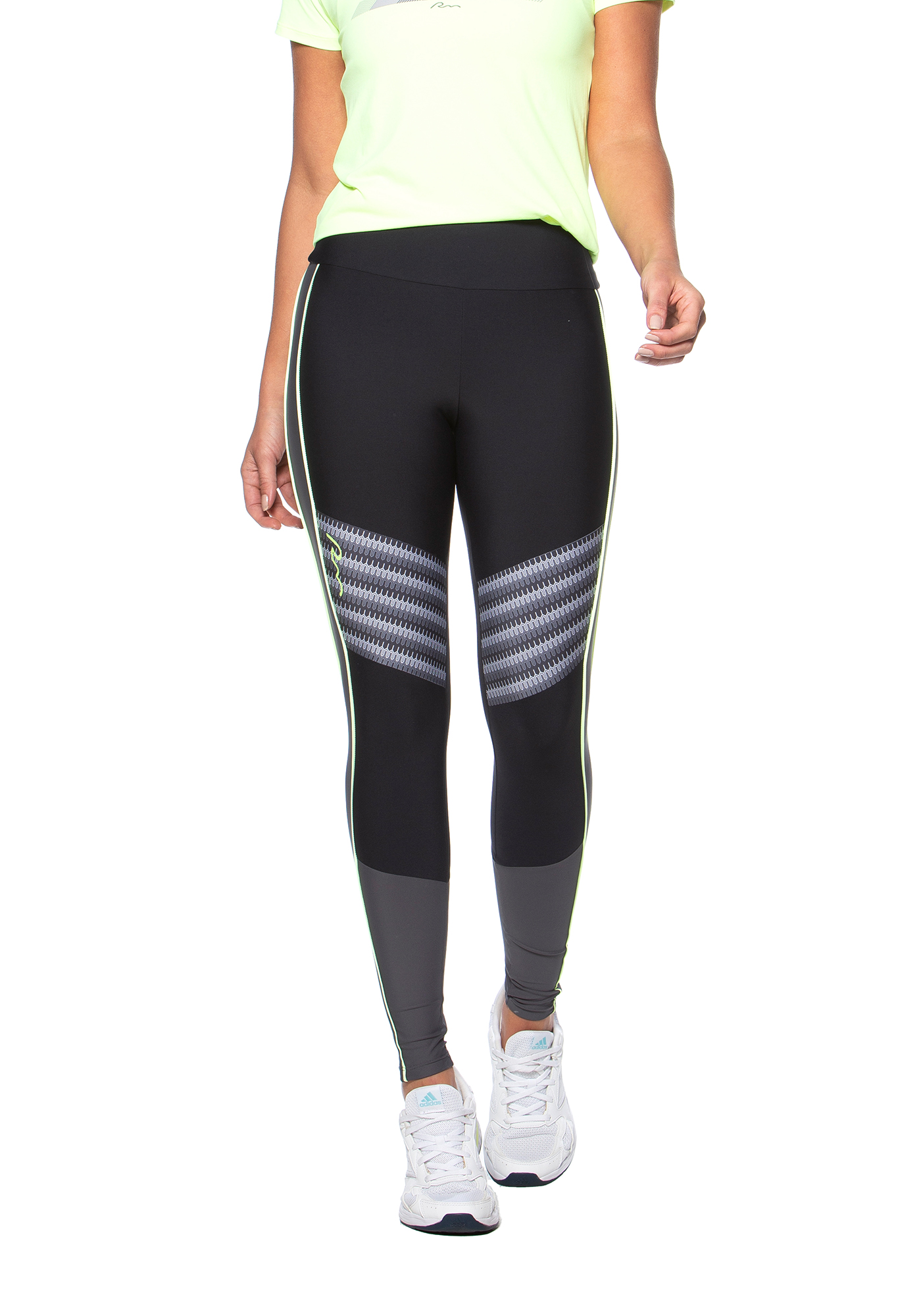 Legging Painéis Preto / Sublimação Fluor 930