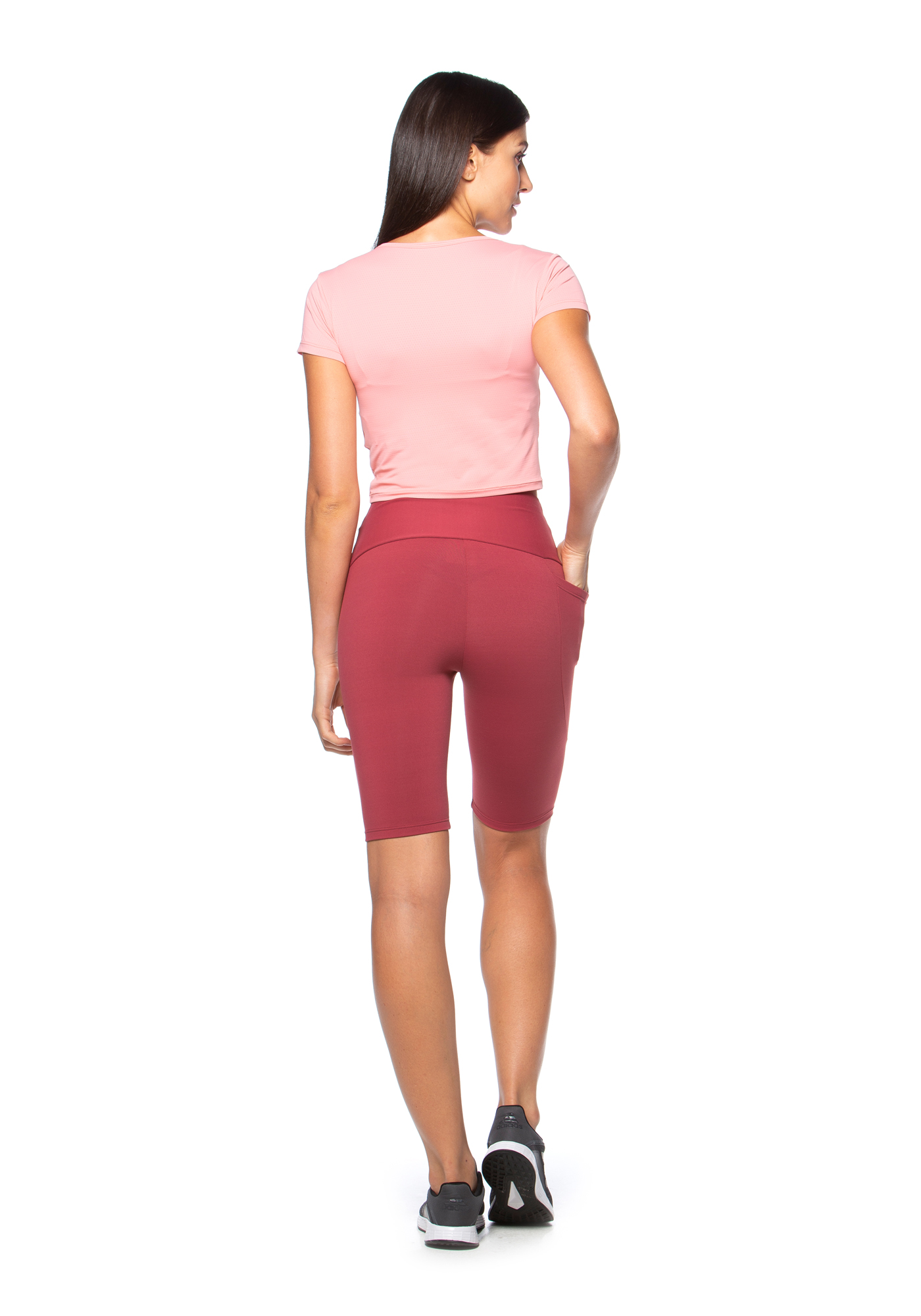 Ciclista com Bolso Lateral Bordo 05 / Rosa 26