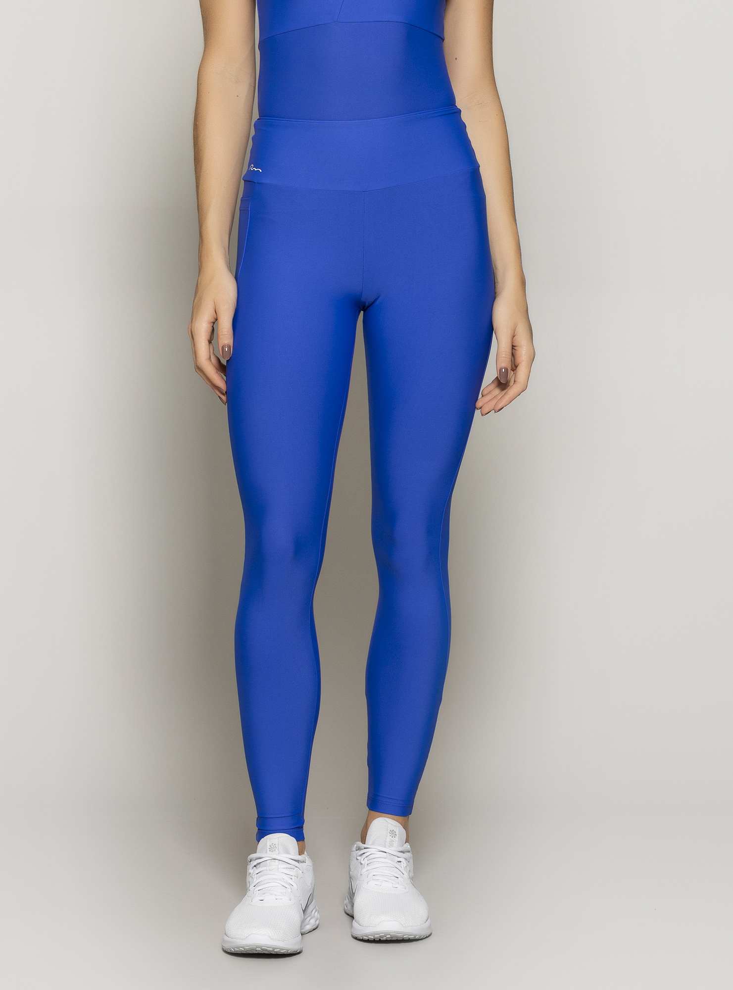 Legging Com Bolso Essencial Azul 01