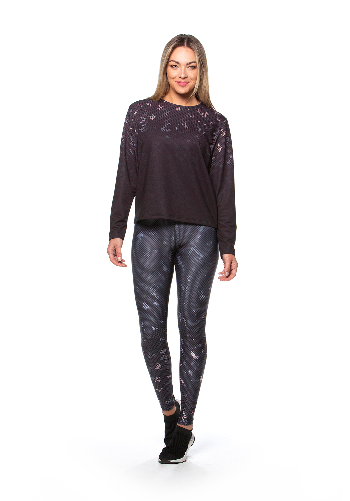 Blusa Manga Longa Estampada Sublimação 949