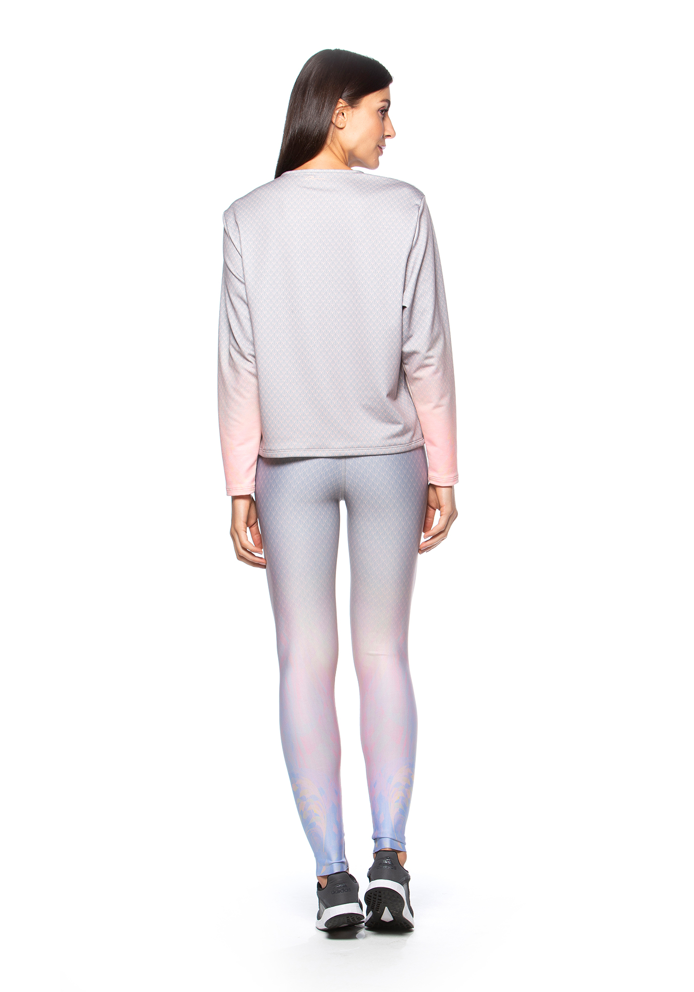 Blusa Manga Longa Estampada Sublimação 982
