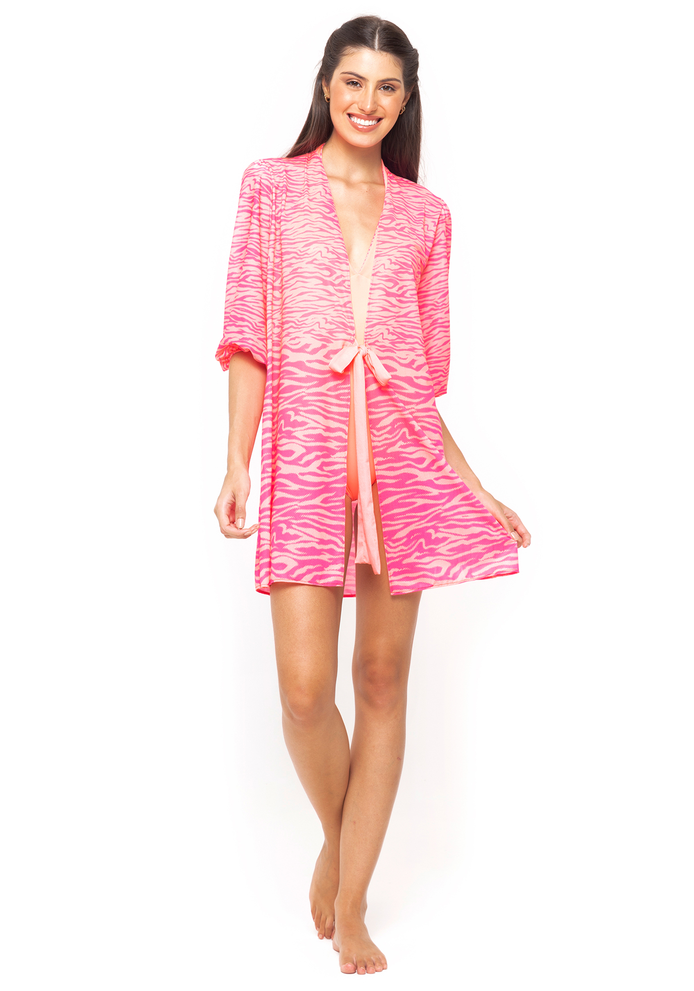Saí­da de Praia Estampada Sublimação Fluor 997