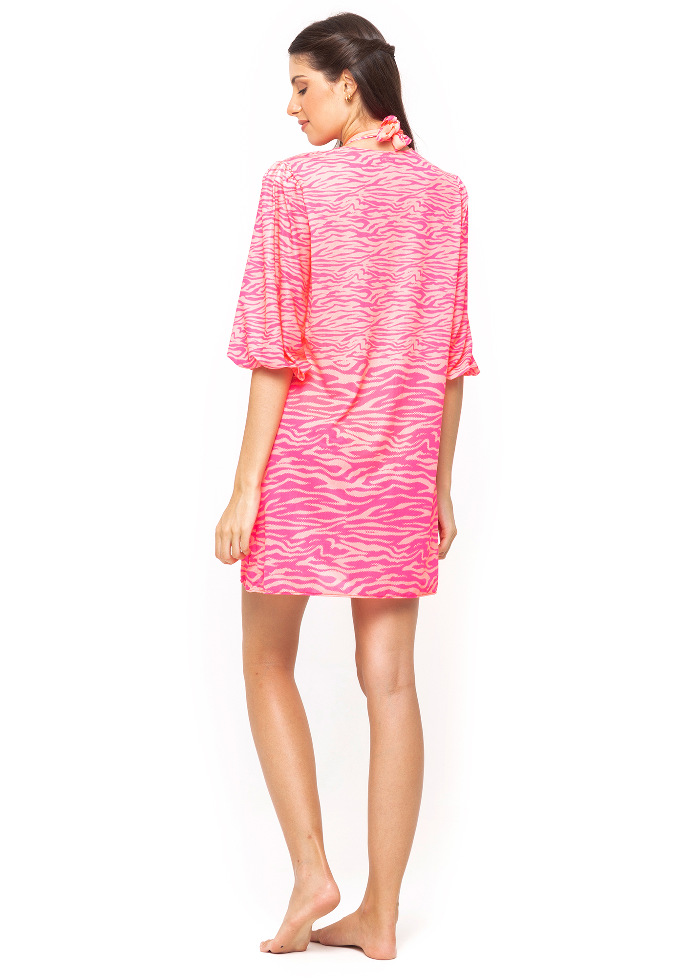 Saí­da de Praia Estampada Sublimação Fluor 997