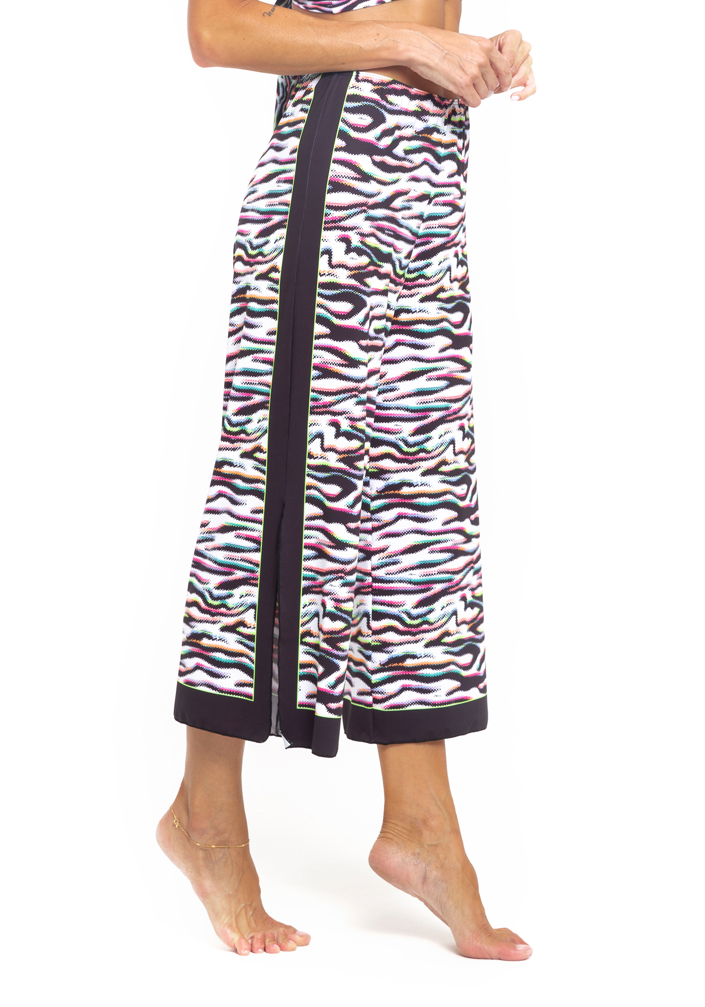 CalÇa Pantacourt Estampada Sublimação Fluor 999