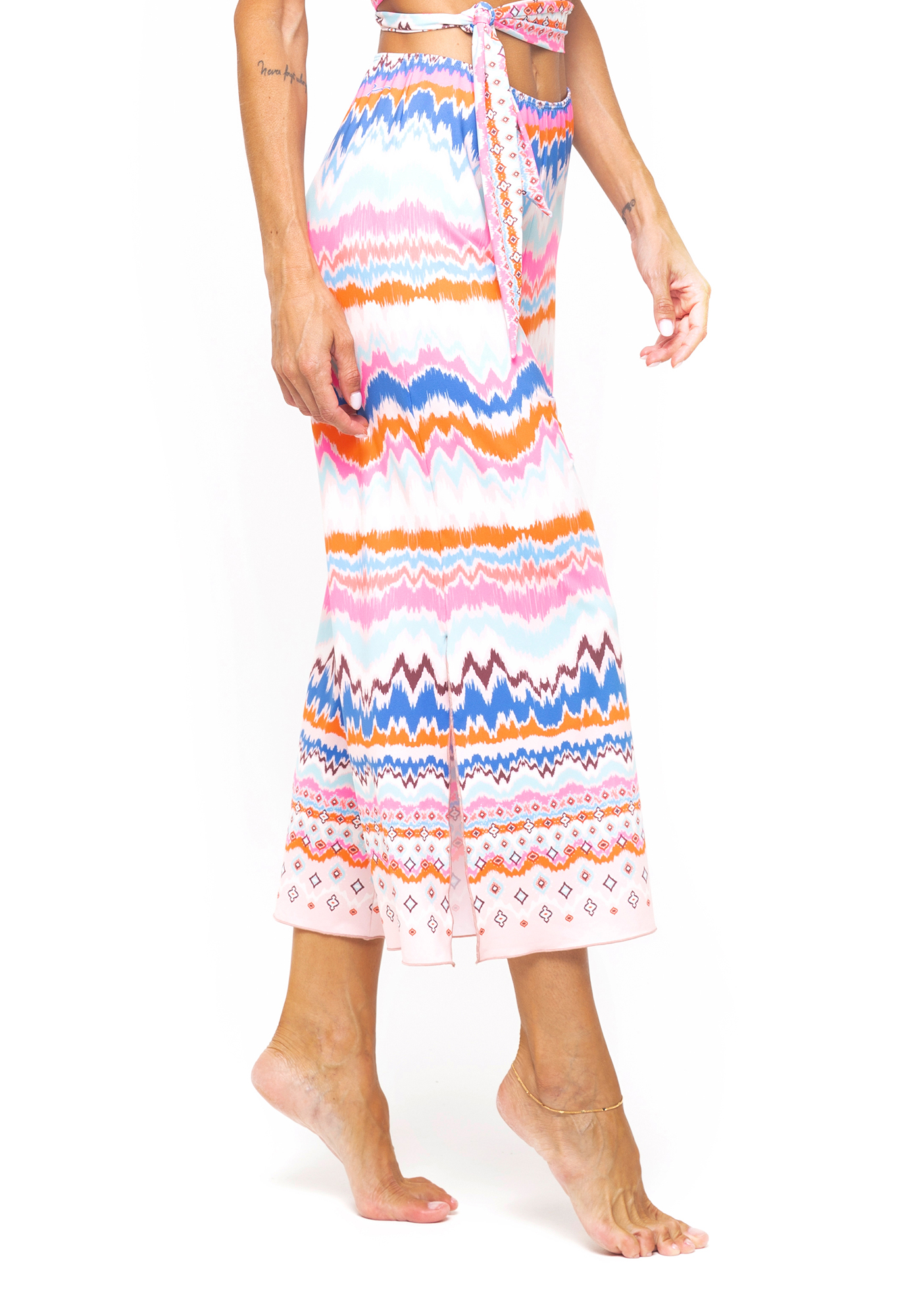 CalÇa Pantacourt Estampada Sbf 039