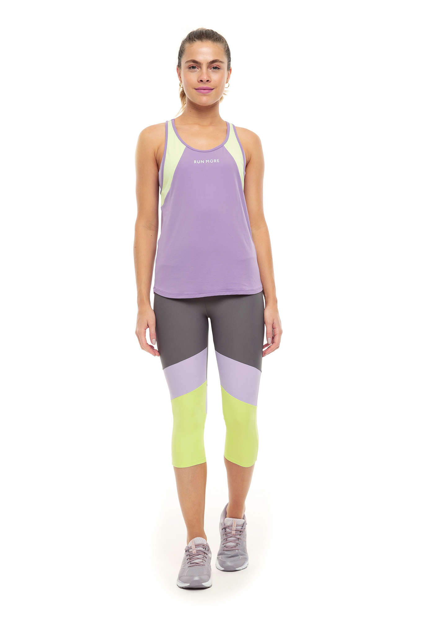 Regata 2 Cores Roxo 12 / Verde 03