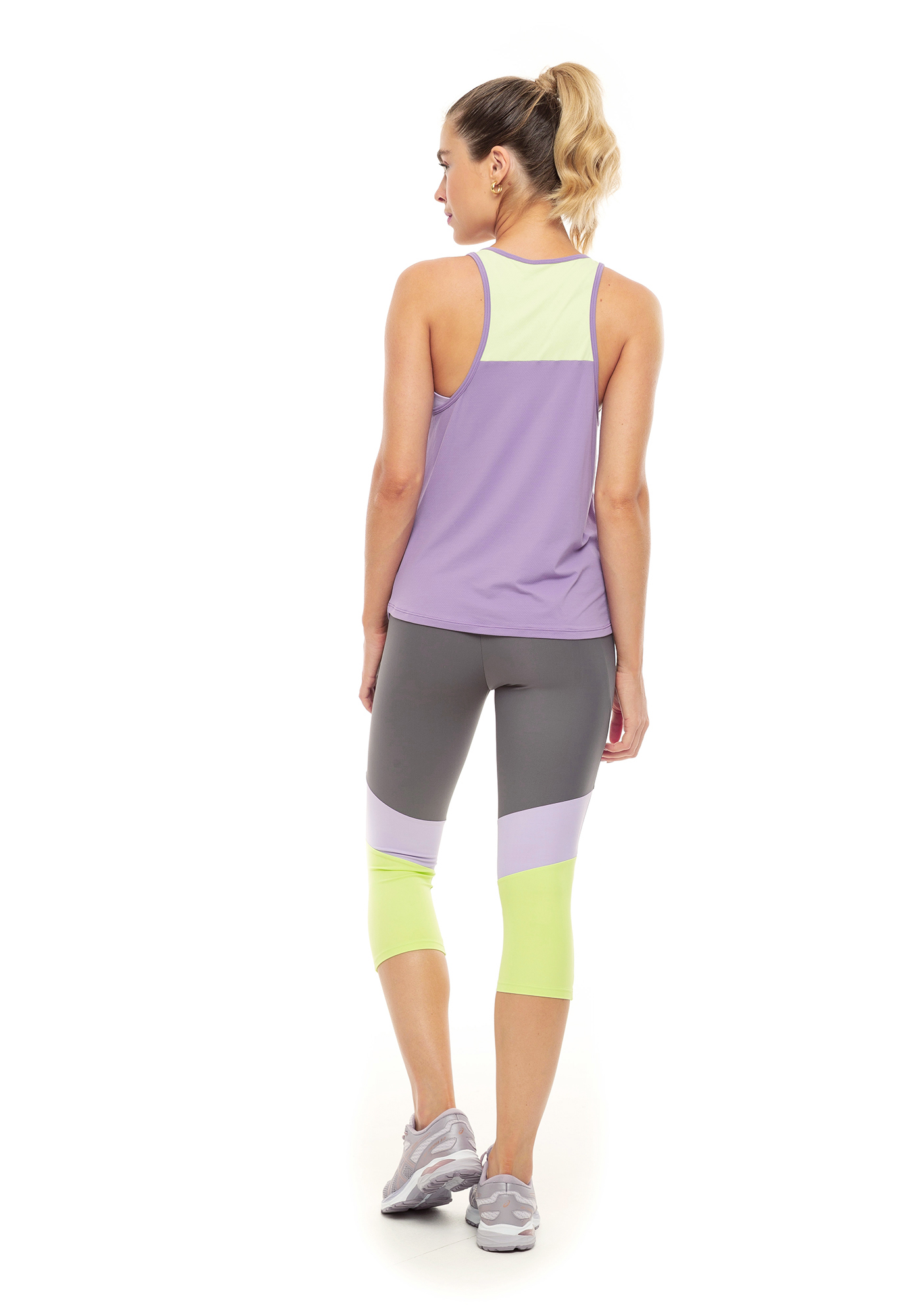 Regata 2 Cores Roxo 12 / Verde 03