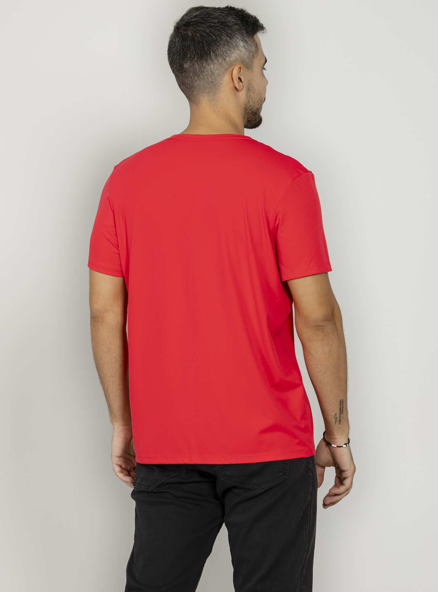 Camiseta Manga Curta Vermelho 03