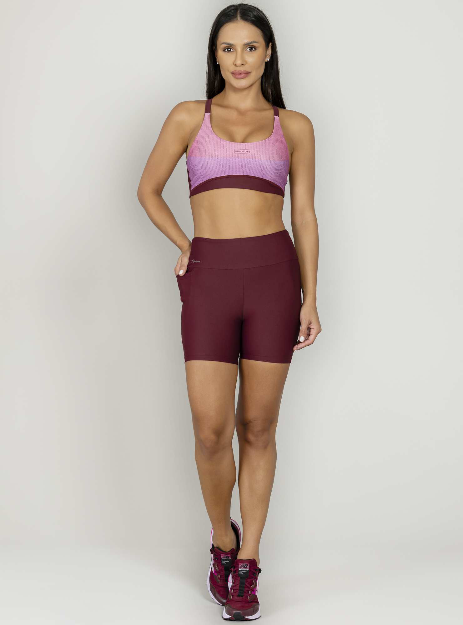 Bermuda Com Bolso Essencial Bordo 03