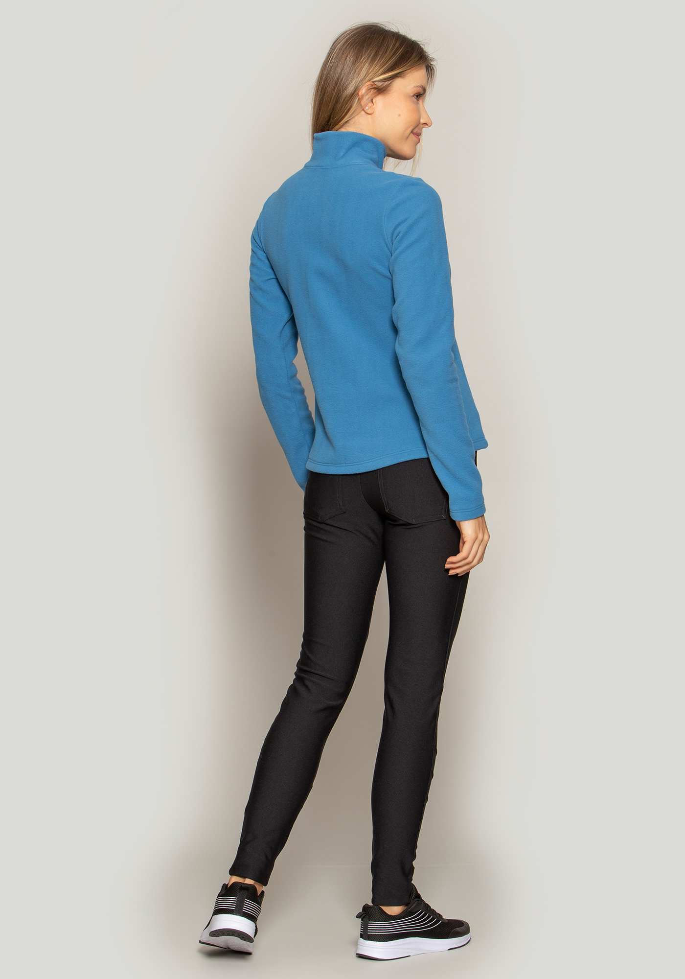 Blusa Gola Alta Térmica Azul 27