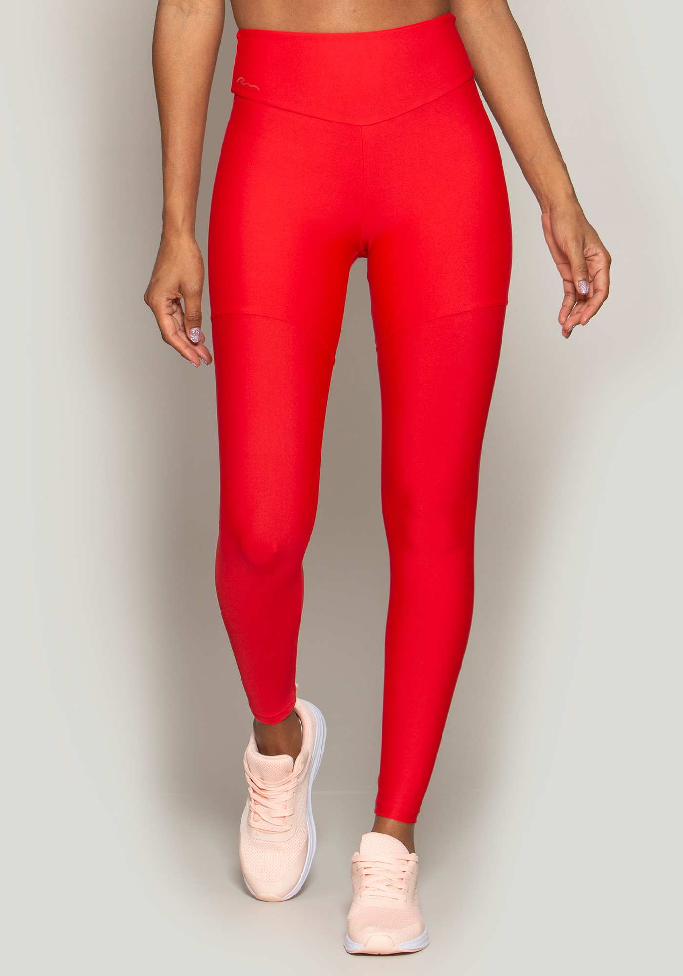 Legging Cintura Alta Blocking Vermelho 01