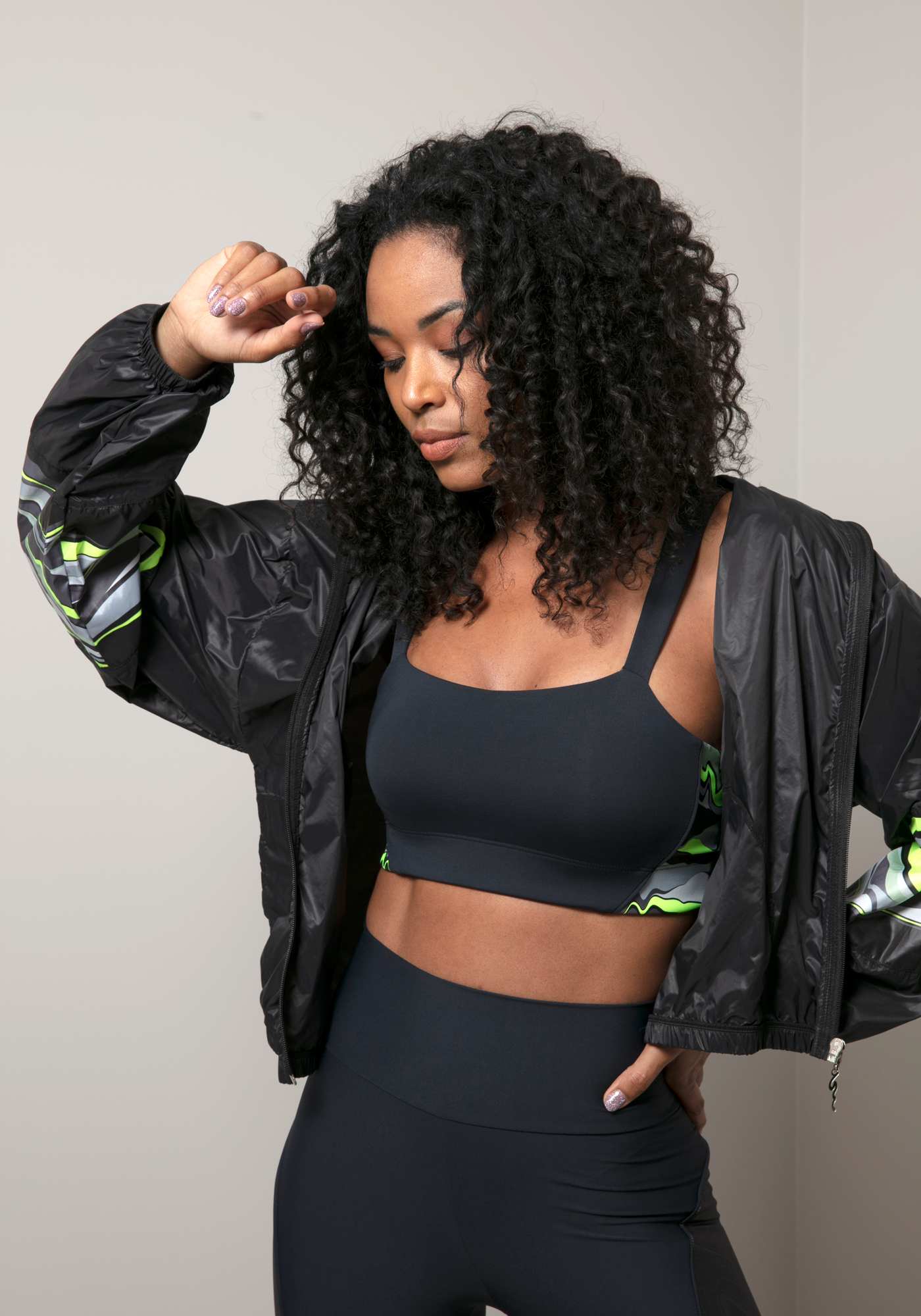 Top Estampado Vibração Preto / Sbf 076