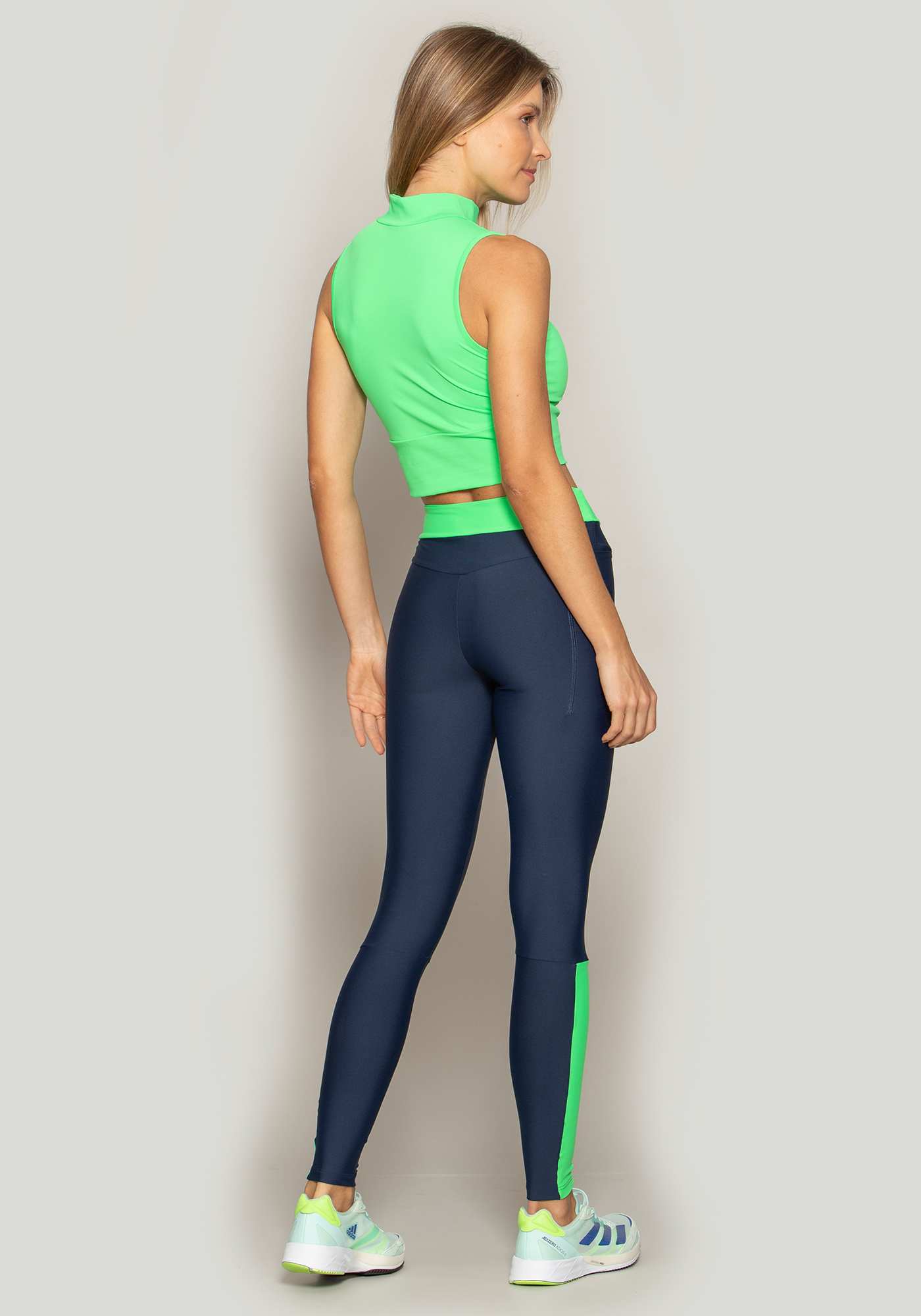 Legging Active Color Azul 21 / Verde 17