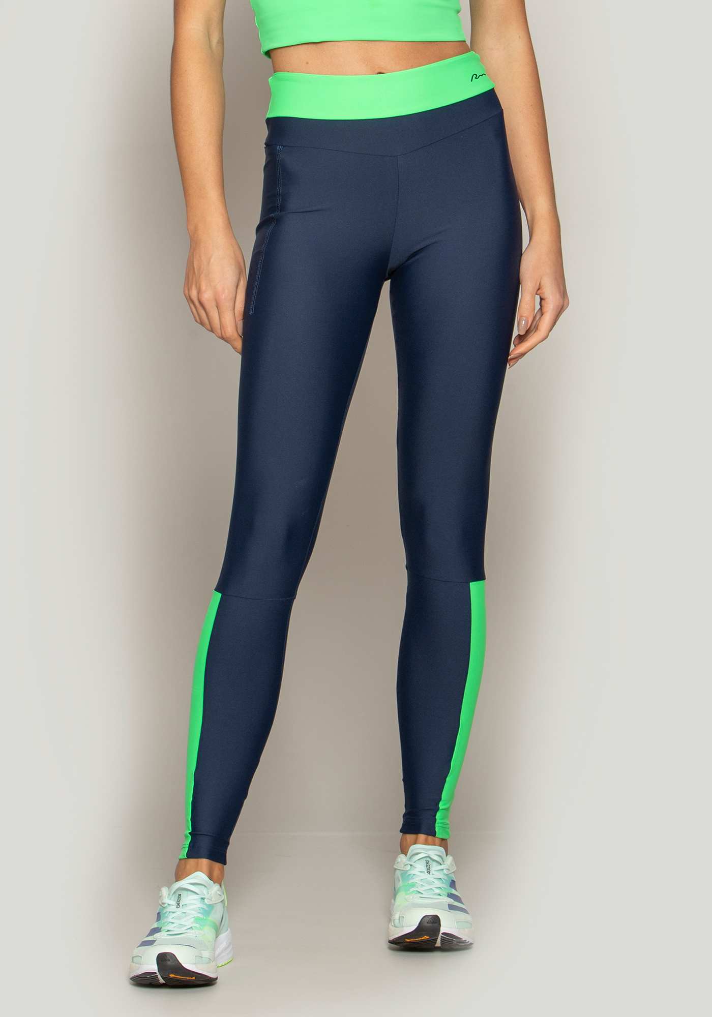 Legging Active Color Azul 21 / Verde 17
