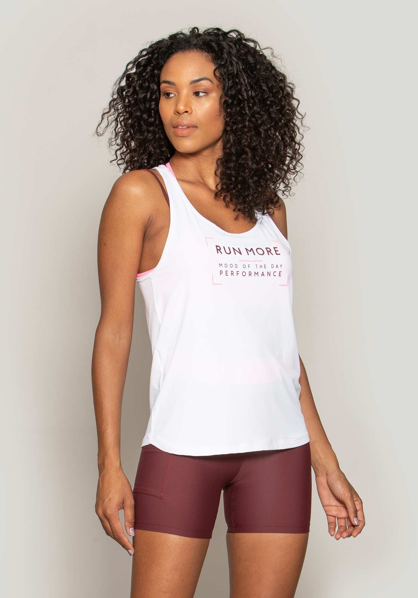 Regata Active Color Branco / Bordo 03