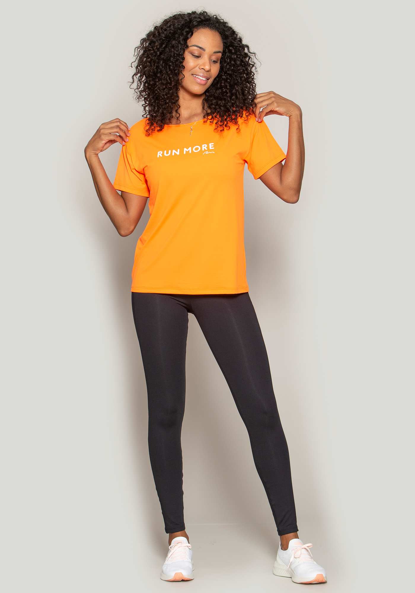 Blusa Run More Essencial Laranja 15