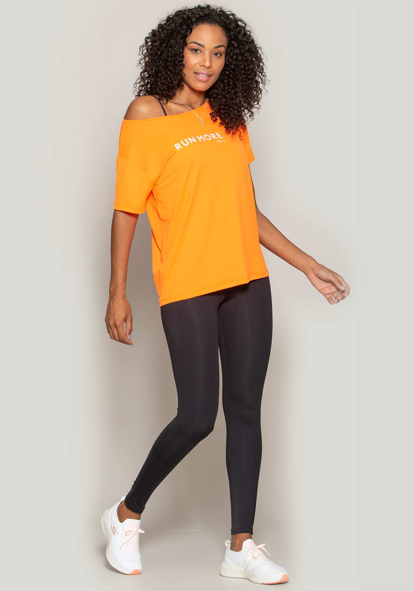 Blusa Run More Essencial Laranja 15