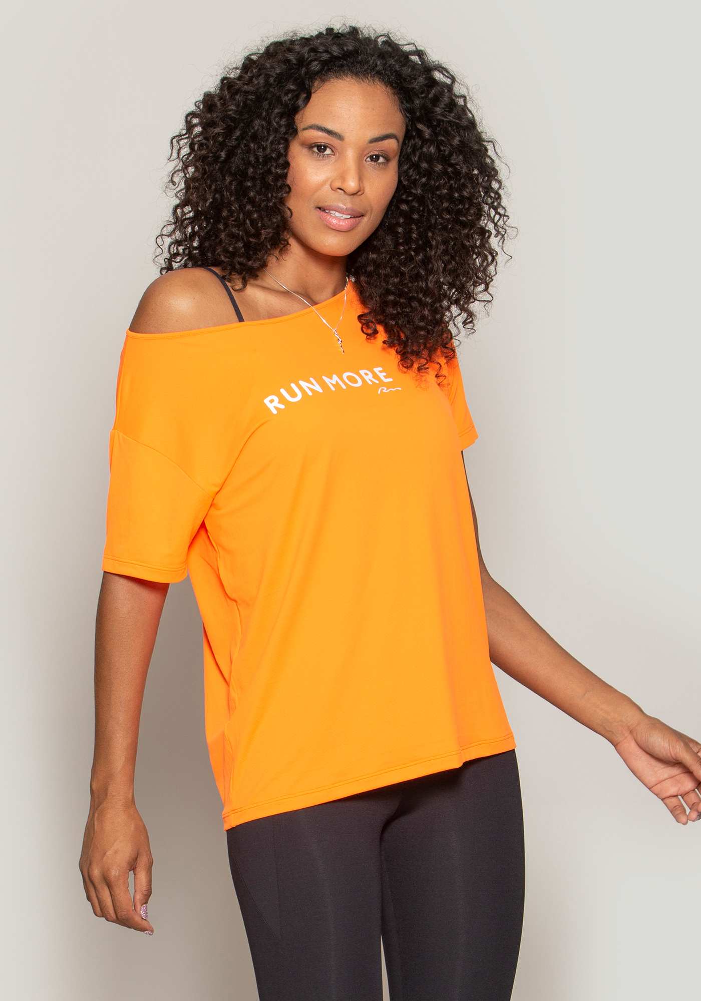 Blusa Run More Essencial Laranja 15