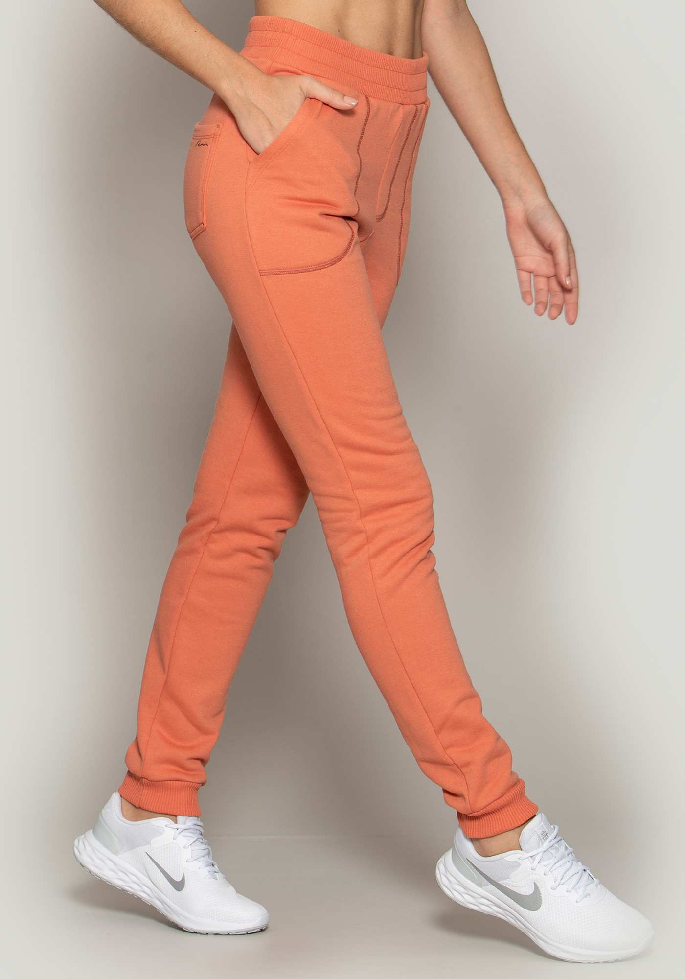 Calça Jogger de Moletom Ferrugem 06
