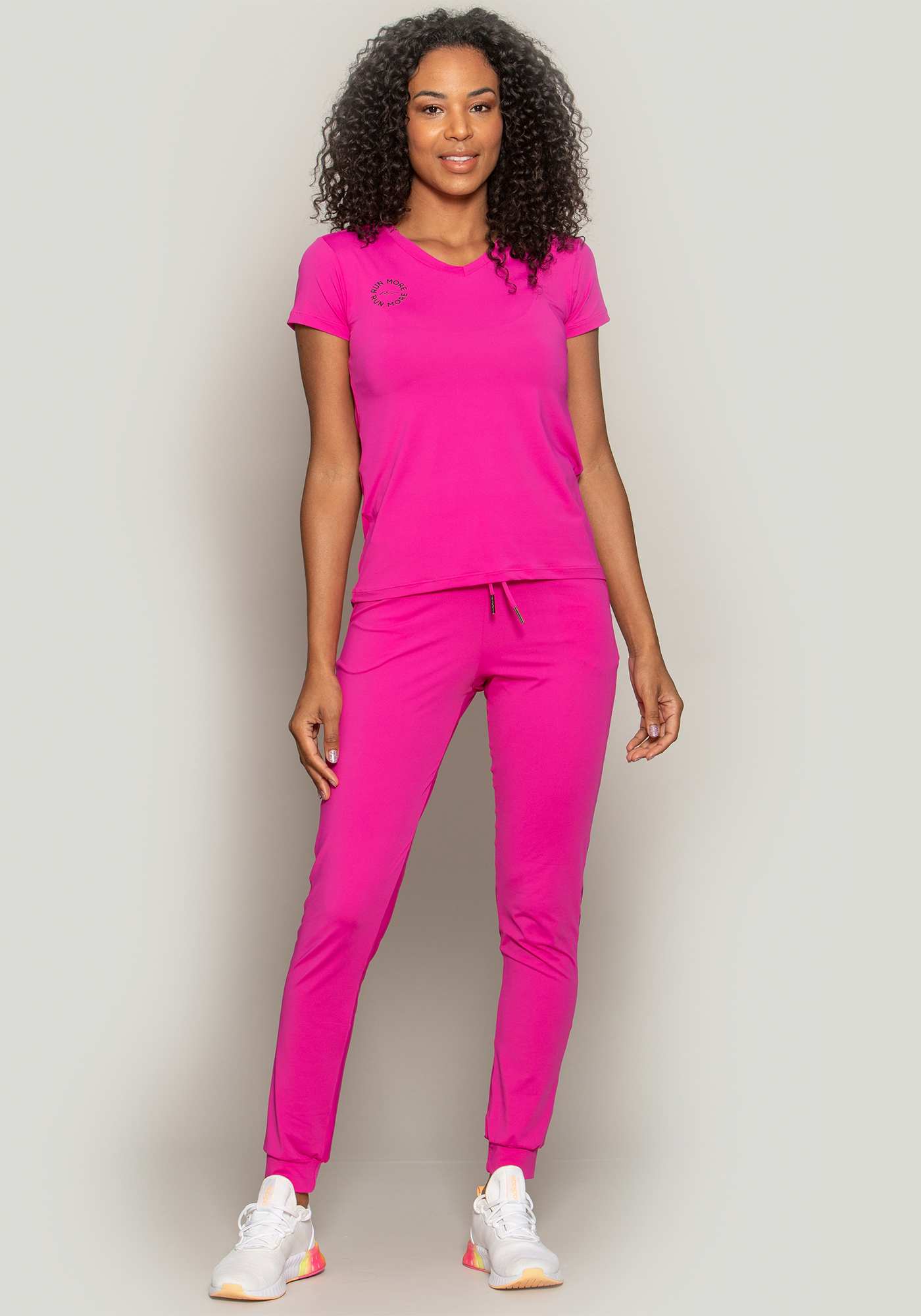 Baby Look Leveza Rosa 21 / Preto
