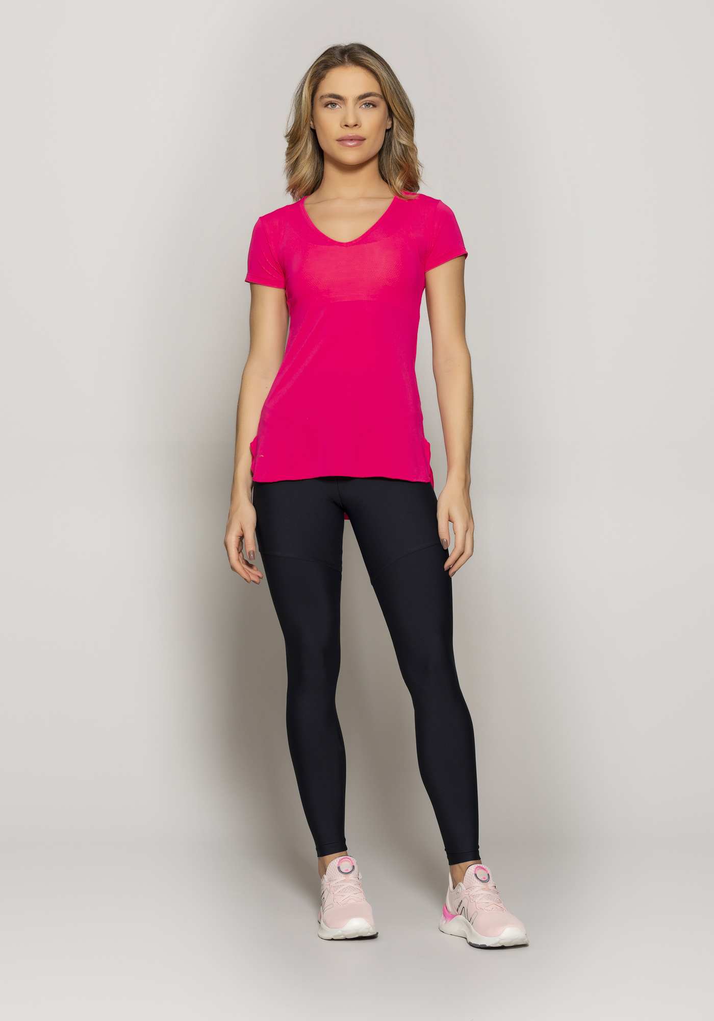Blusa Alongada Essencial Rosa 13