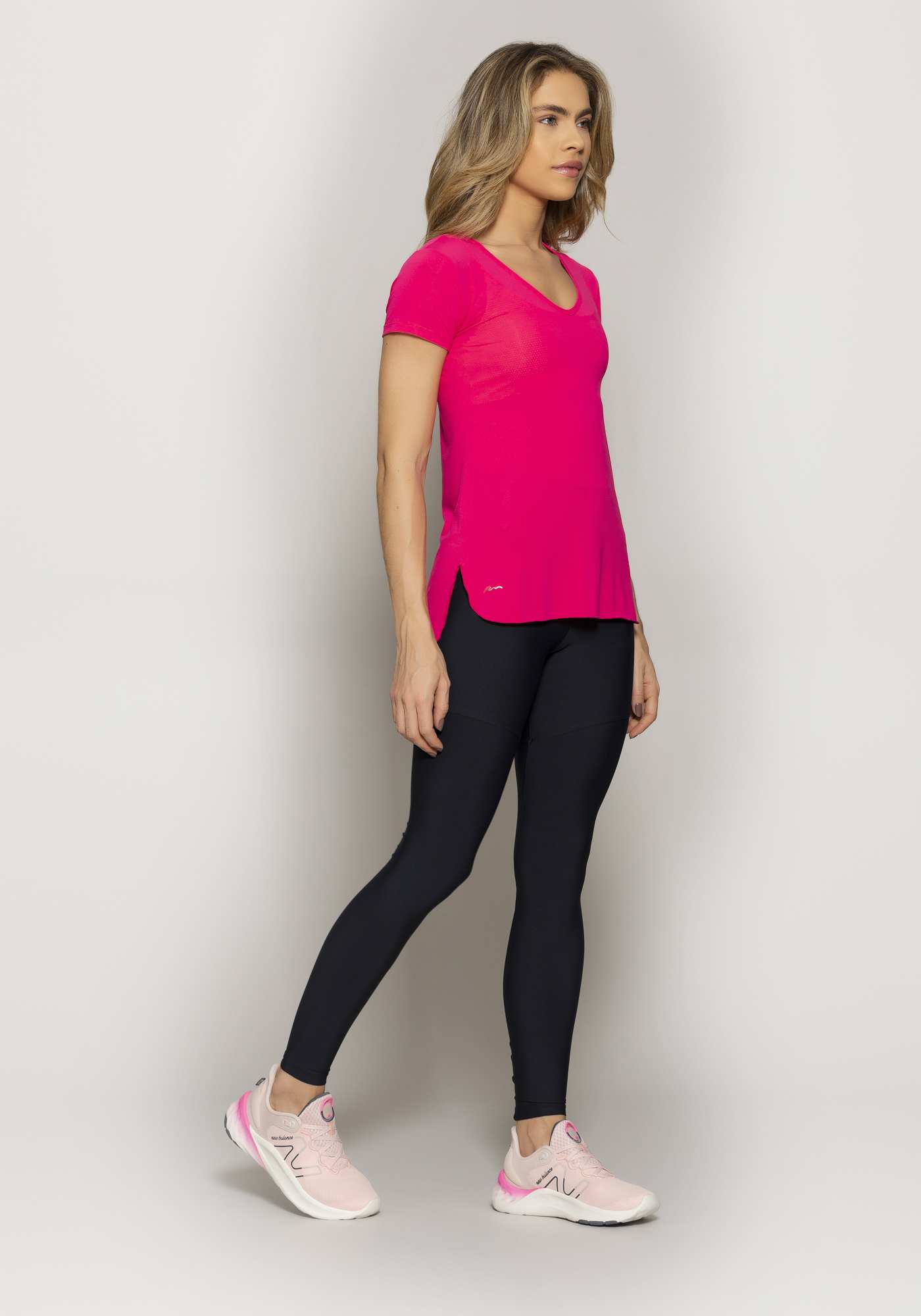 Blusa Alongada Essencial Rosa 13
