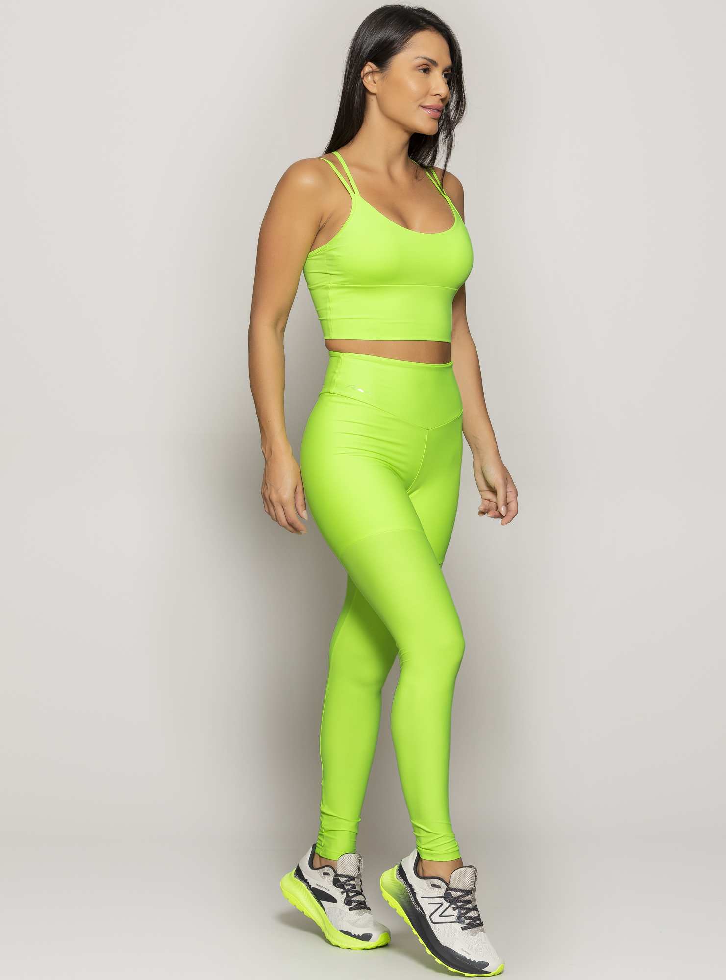 Legging Cintura Alta Blocking Verde 11