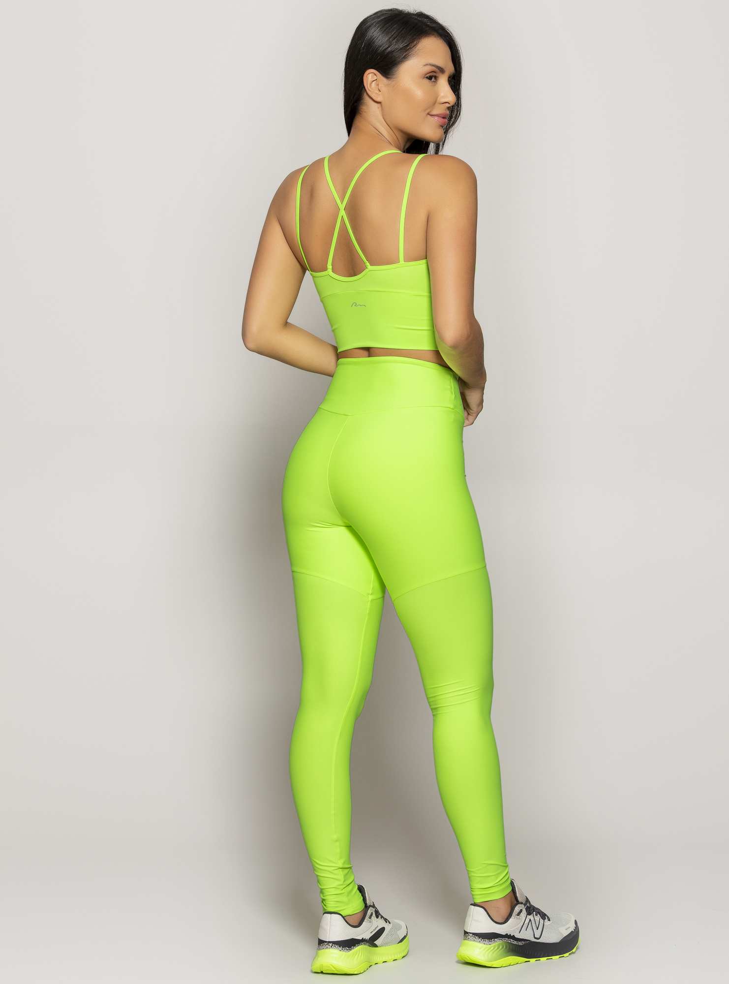 Legging Cintura Alta Blocking Verde 11