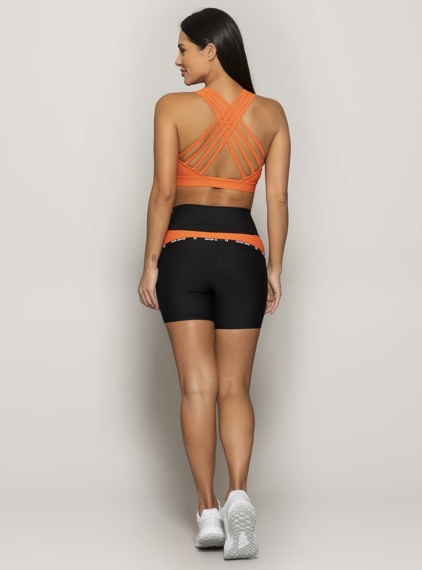 Top Tiras nas Costas Essencial Laranja 04