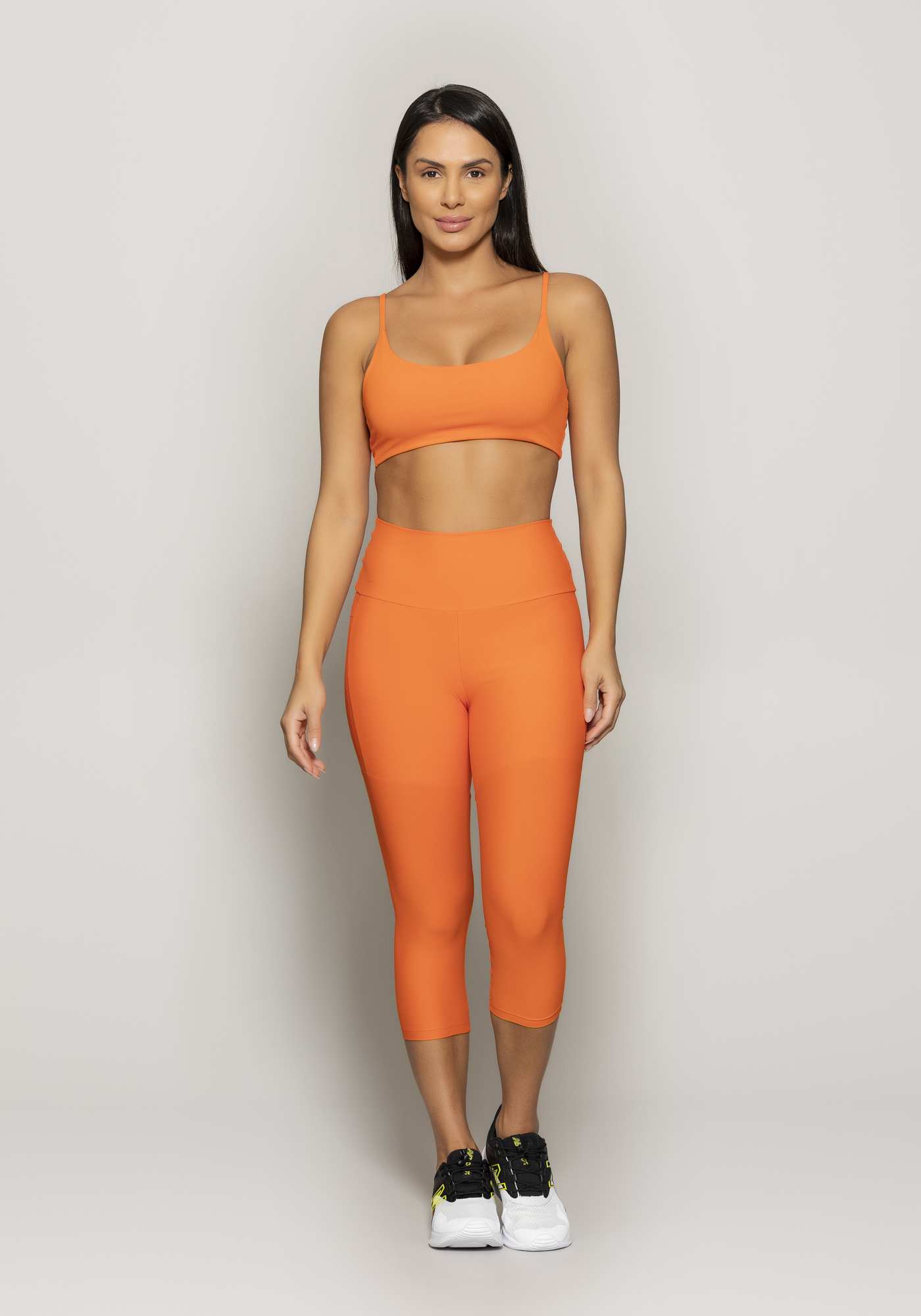 Top Faixa Com Alças Essencial Laranja 04