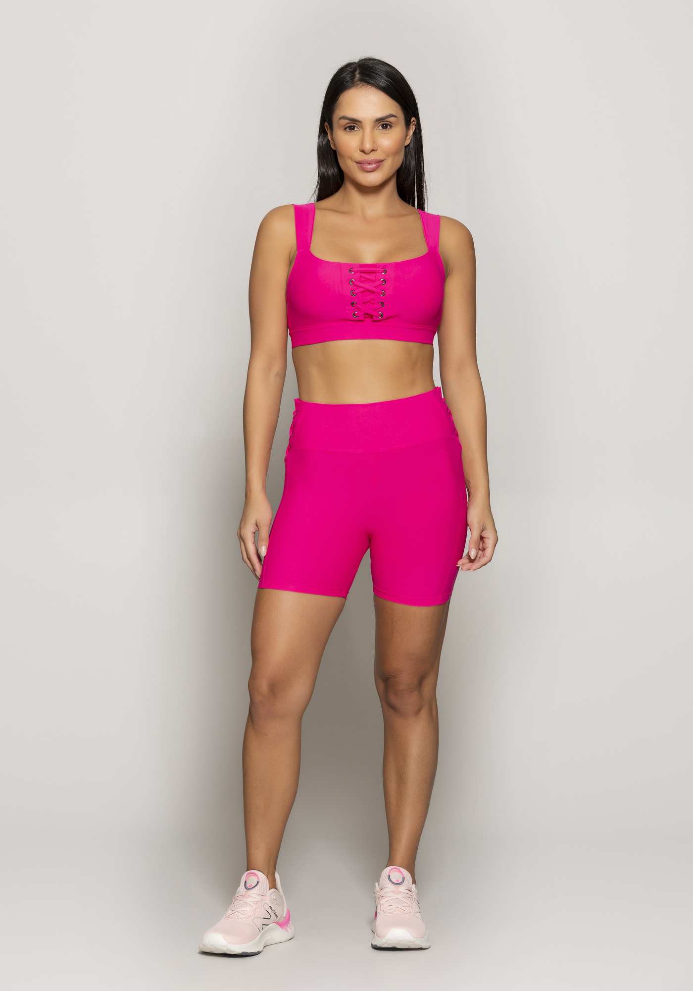 Bermuda Blocking Lace Up Rosa 04