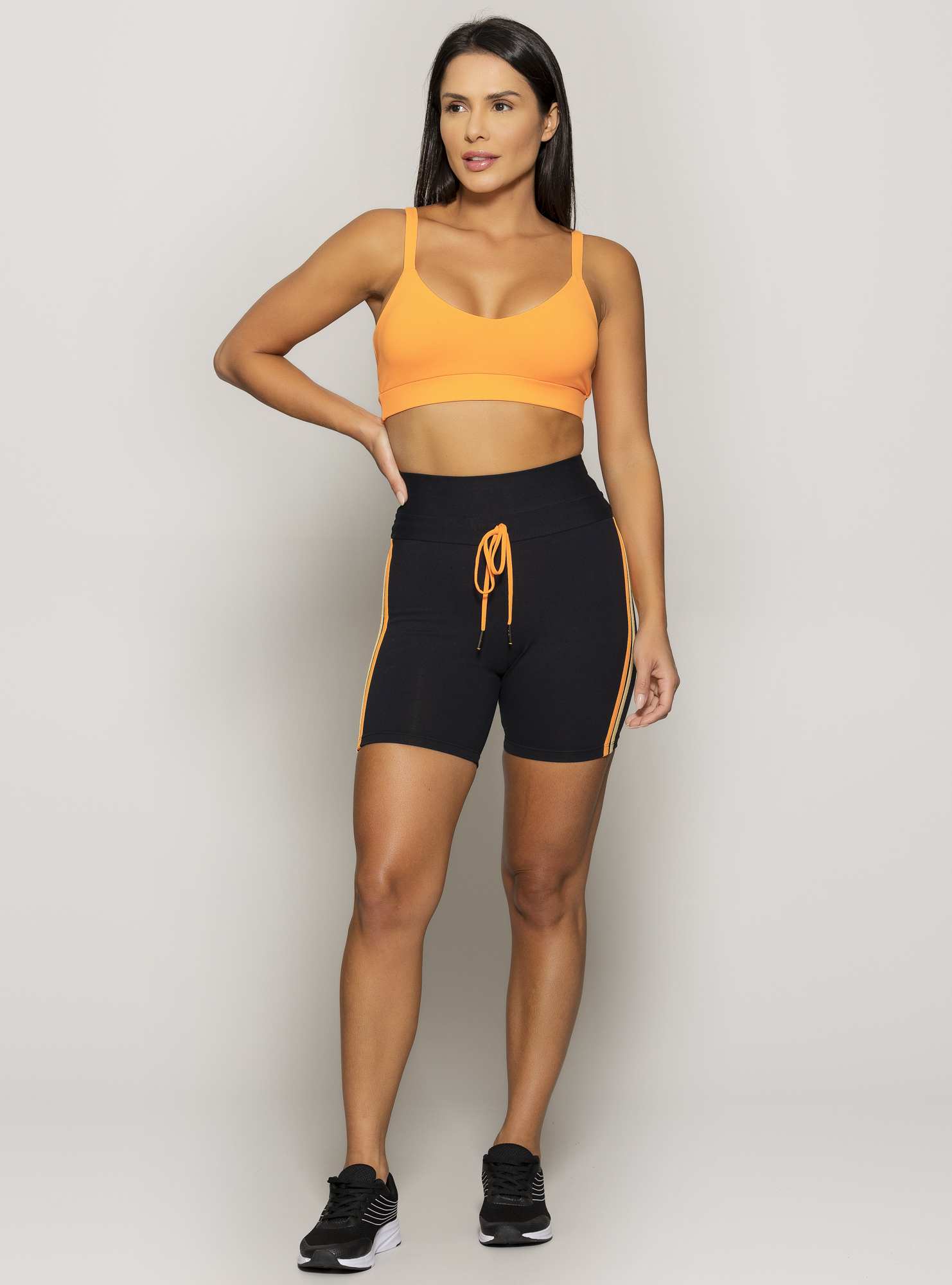 Top com Alças Powerful Laranja 22