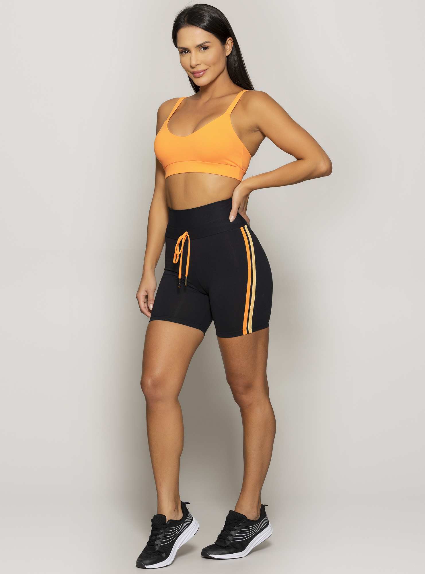Top com Alças Powerful Laranja 22