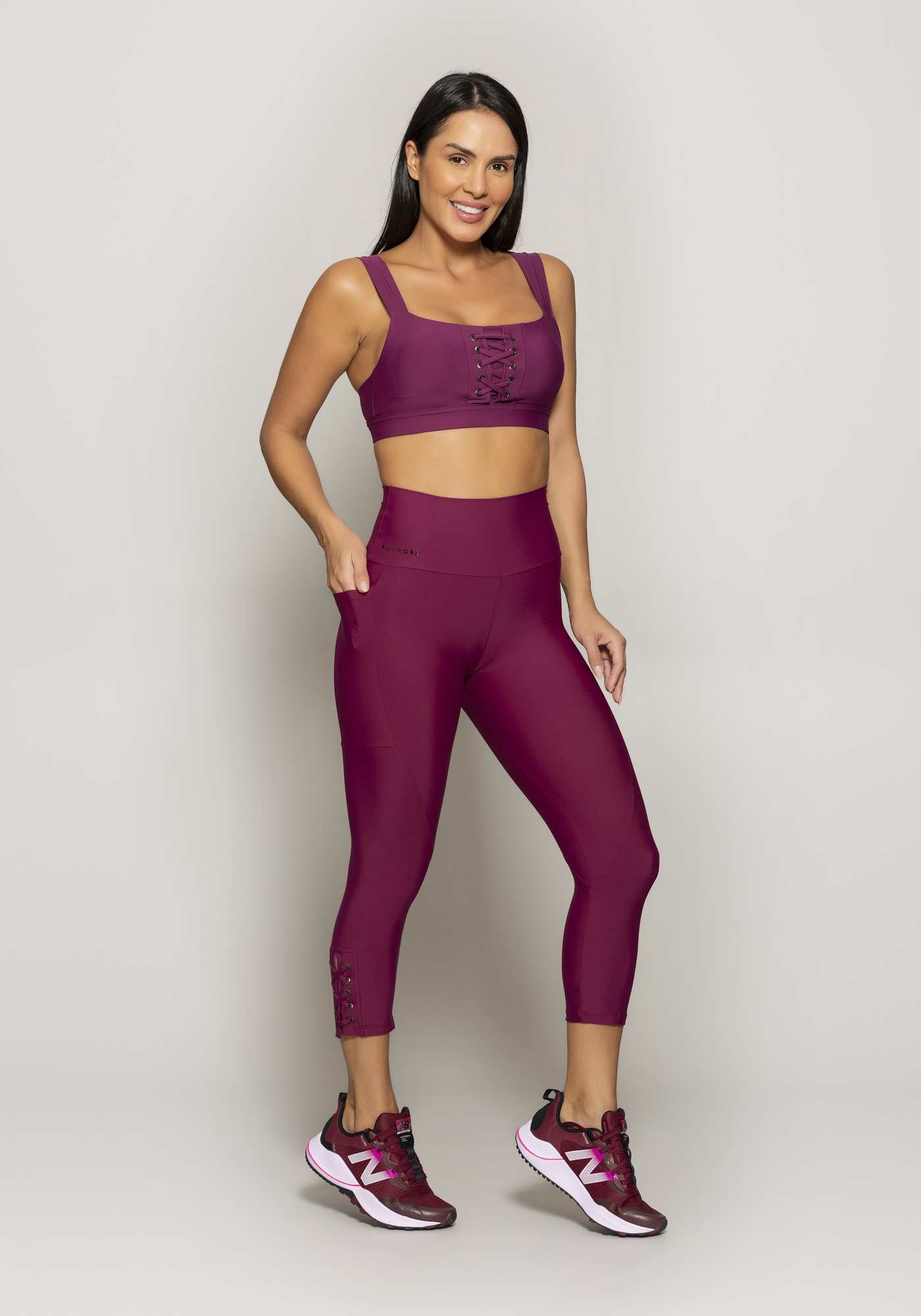 Corsário Blocking Lace Up Roxo 03