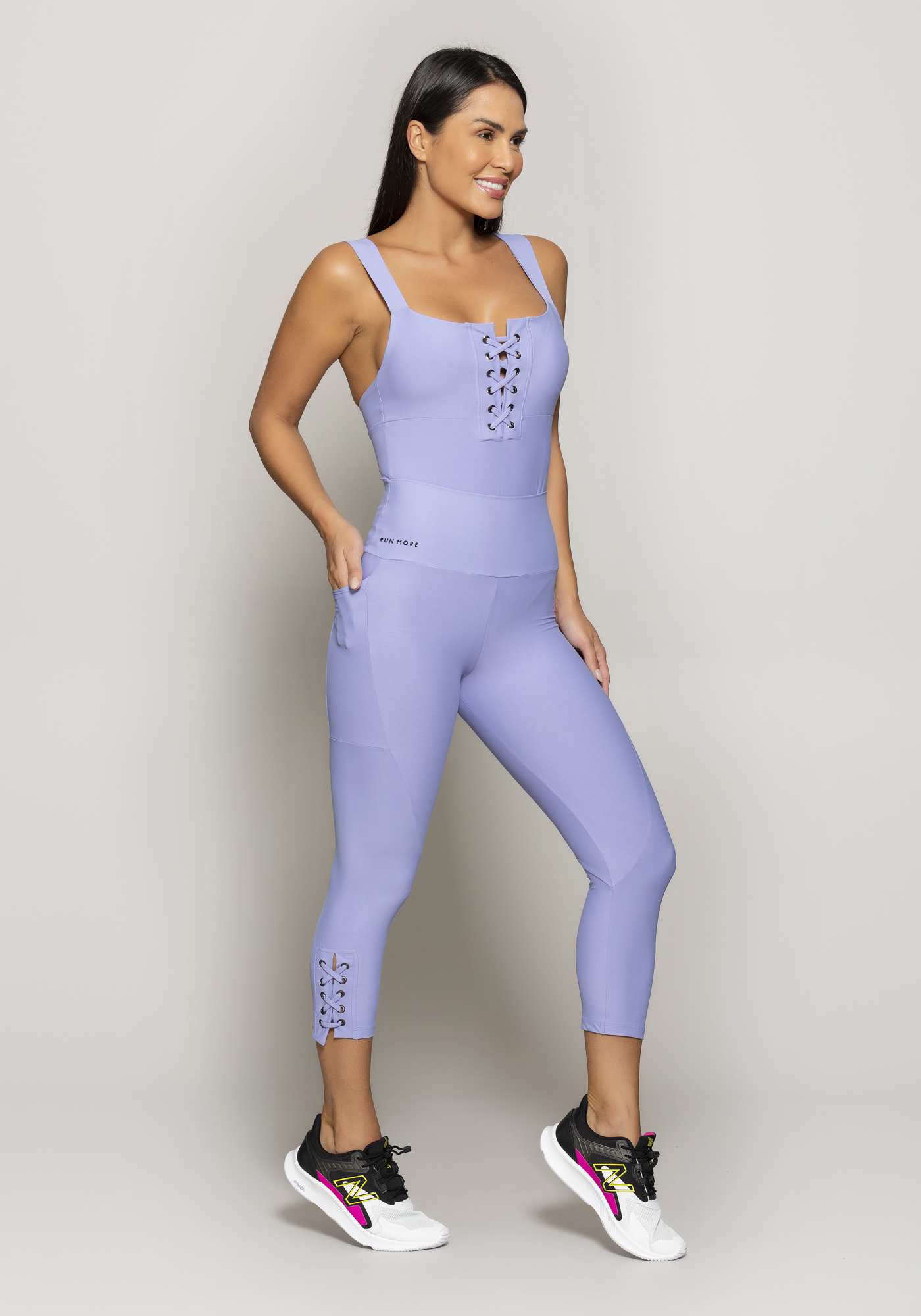Corsário Blocking Lace Up Roxo 21