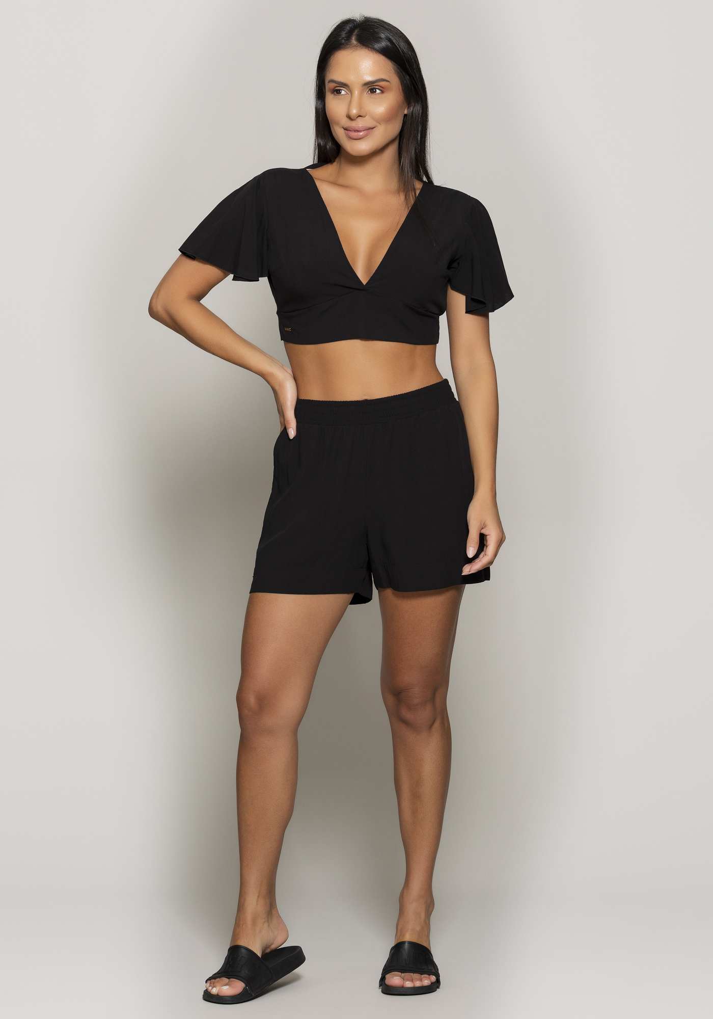 Short Leveza Preto